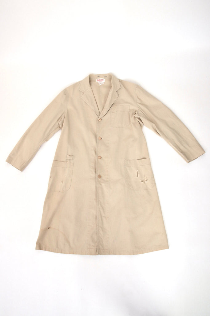 1960s Distressed Lab Coat | Mercy Vintage