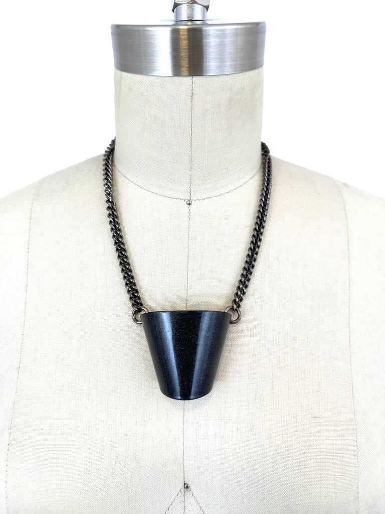 1997 Dirk Bikkembergs Tie Holder Chain Necklace | Mercy Vintage