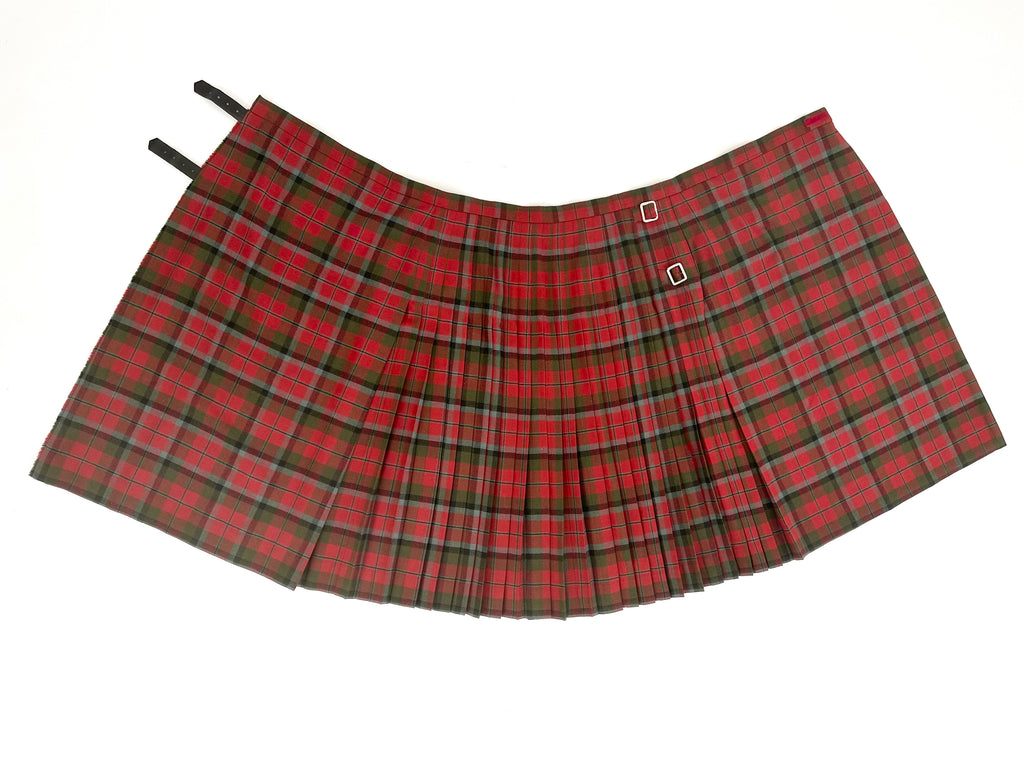 80s Burberry's Wool Check Buckle Skirt