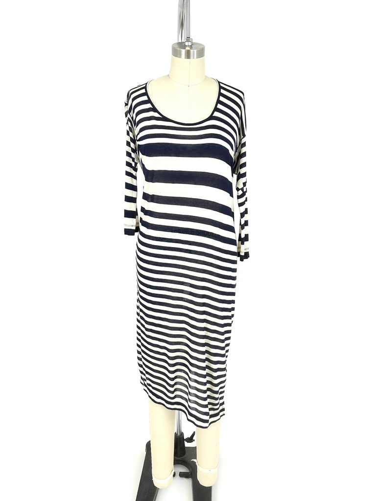Vivienne Westwood Anglomania Asymmetrical Stripe Dress