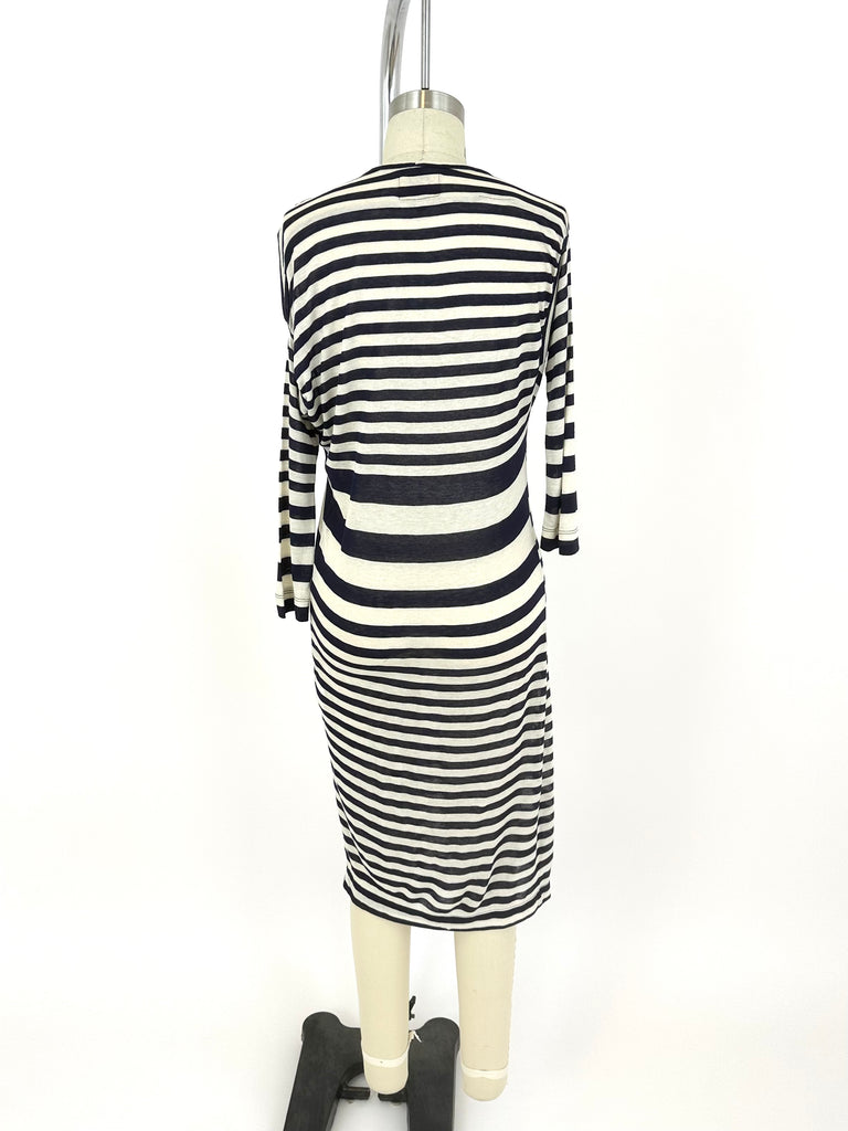 Vivienne Westwood Anglomania Asymmetrical Stripe Dress