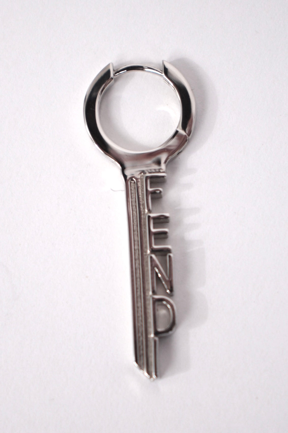 Fendi Logo Key Single Earring | Mercy Vintage
