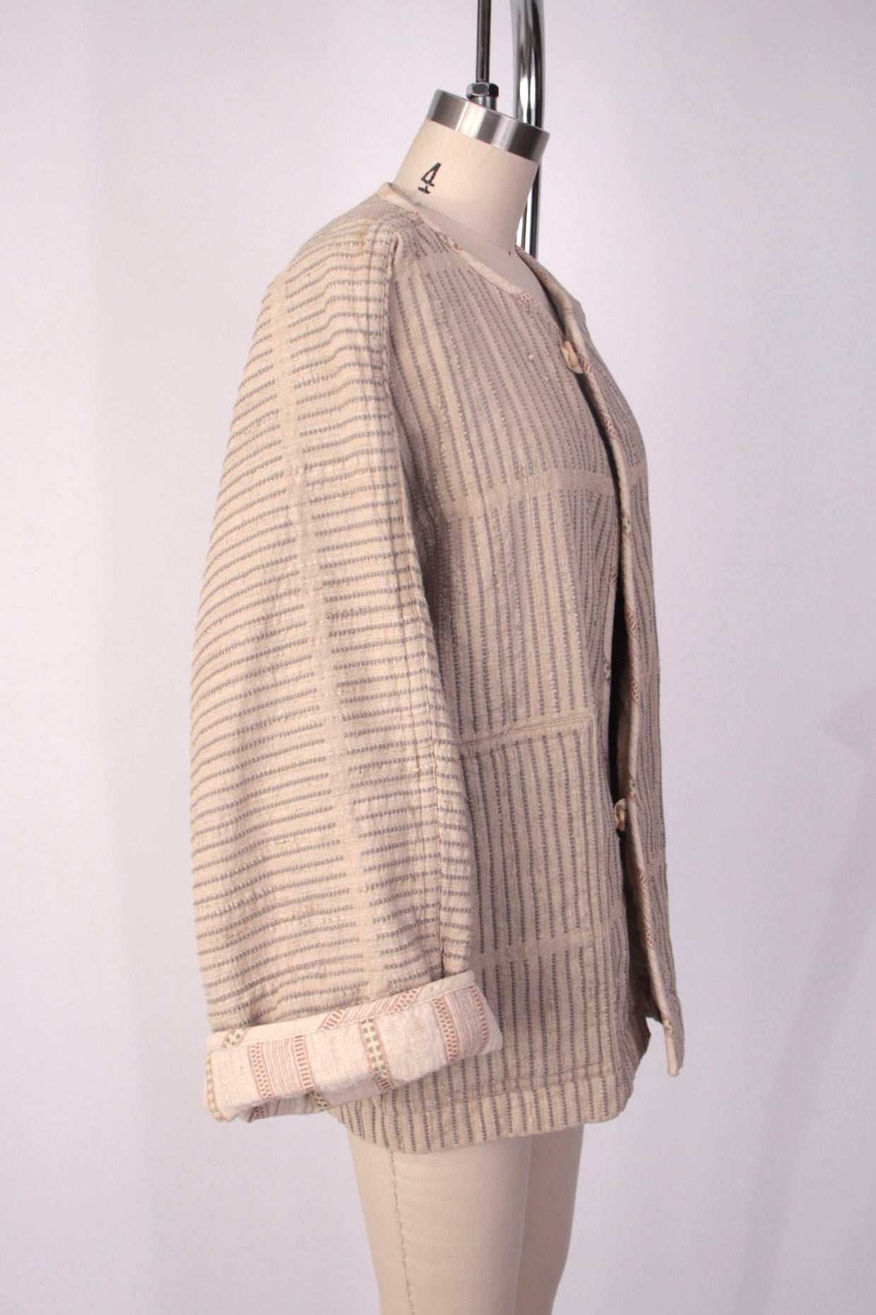 ジャケット・アウター ISSEY MIYAKE FW1995 Quilted Blazer Vintage 1990s Issey Miyake Mens Blazer Jacket Sport Coat