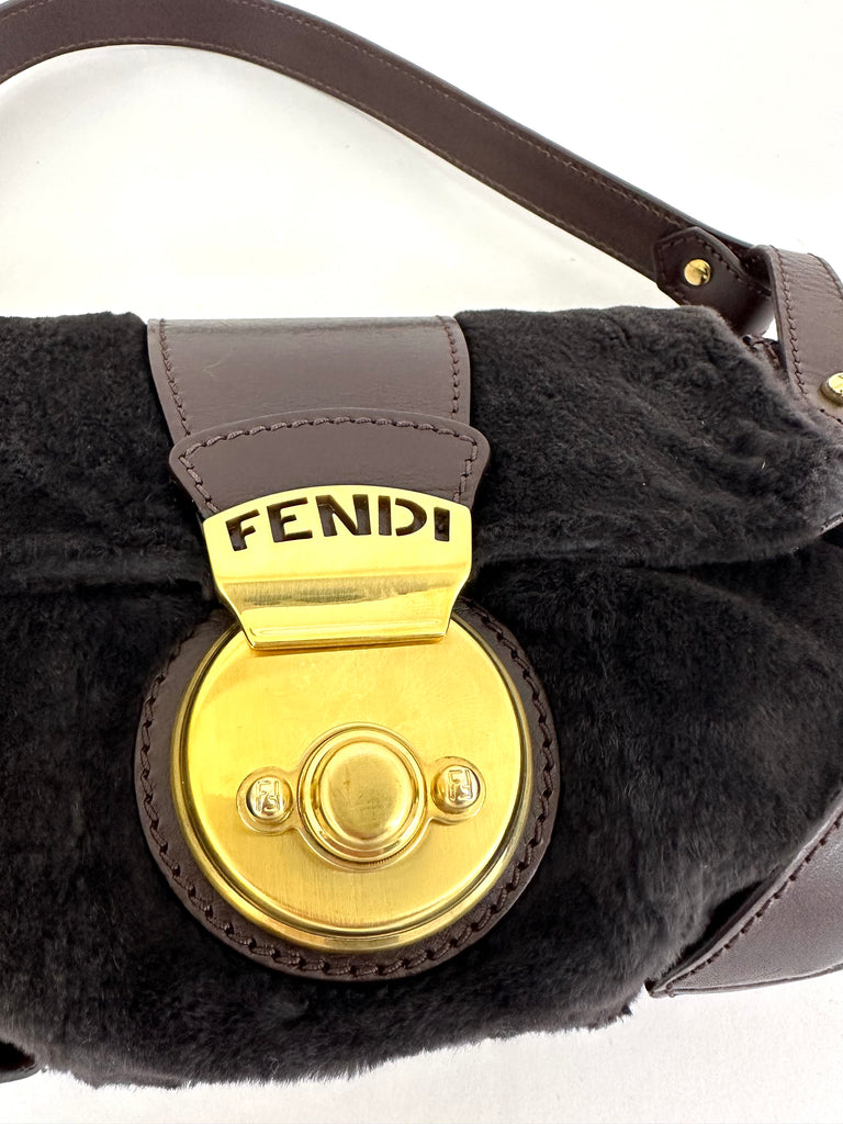 Fendi Compilation Sheared Fur Bag