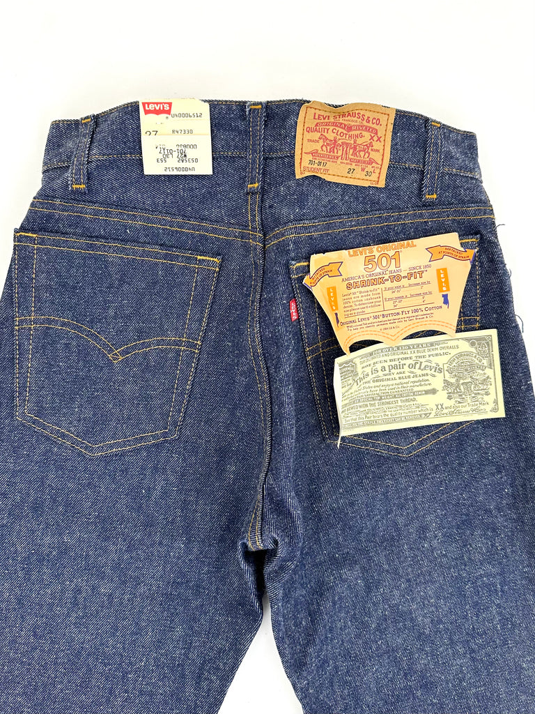 80s Levi's Deadstock Student Fit / Size 27