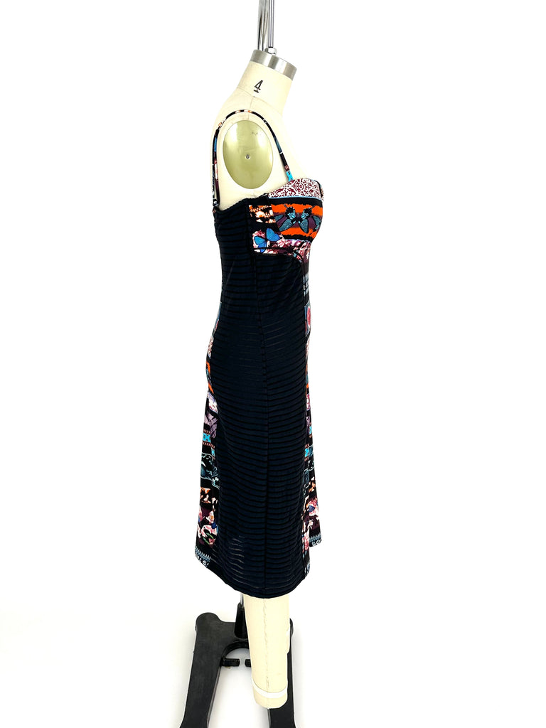 Jean Paul Gaultier Soleil Bodycon Printed Dress
