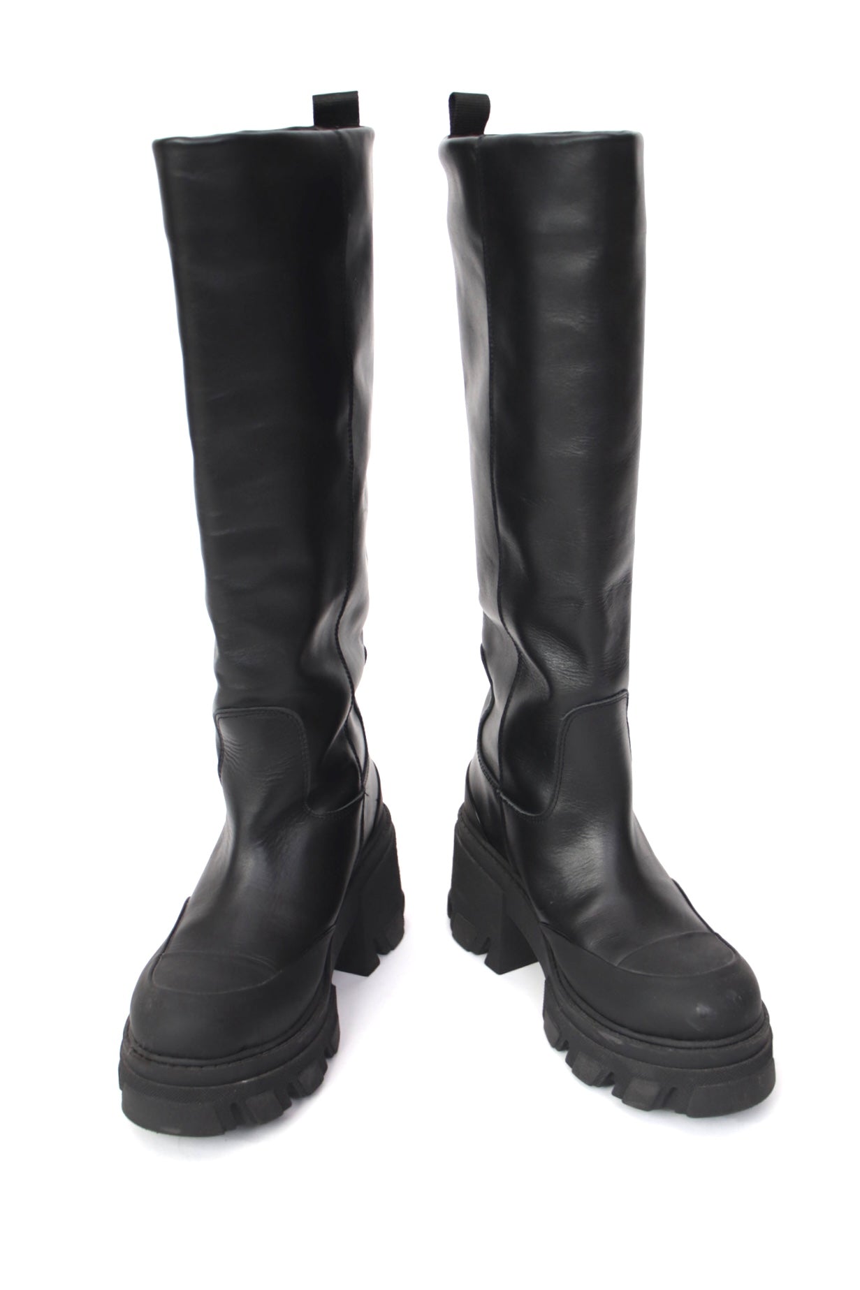 ブーツその他 Ganni Cleated High Tubular Boot Ganni Tubular Knee-High Boots* | Mercy Vintage