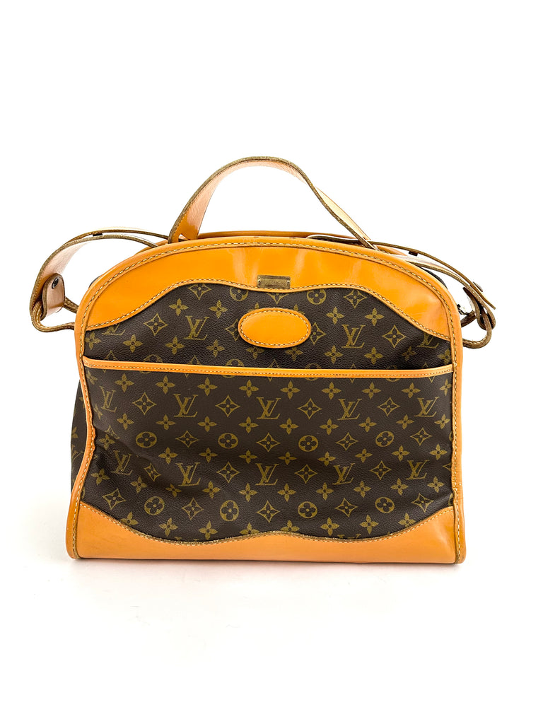 Vintage suitcase in monogram canvas by Louis Vuitton, France 1970