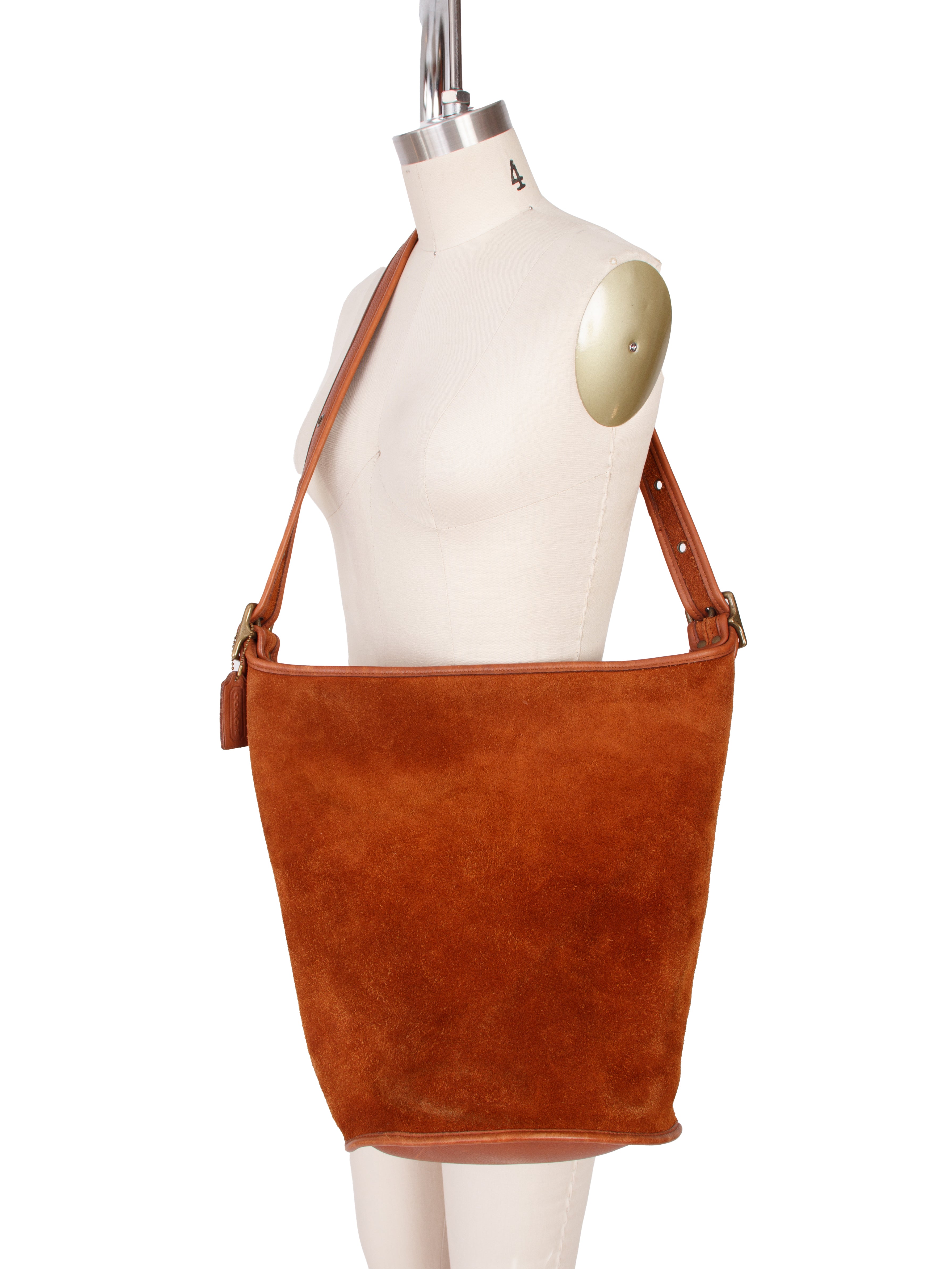 Coach Suede Legacy Bucket Bag | Mercy Vintage