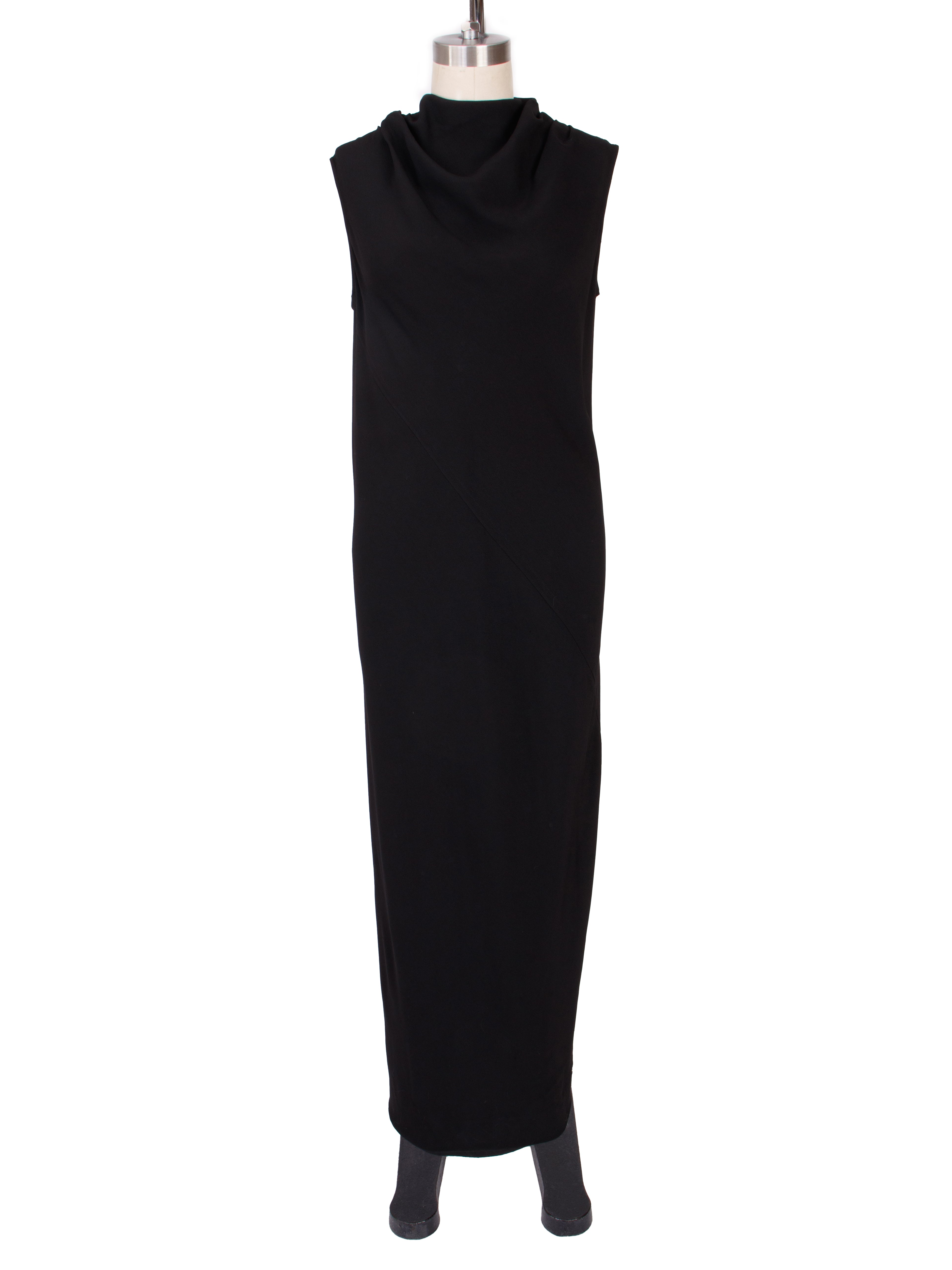 【関税＆送料込み】Rick Owens Al Dress Clothing Rick Owens asymmetric-design Dress | Black | FARFETCH