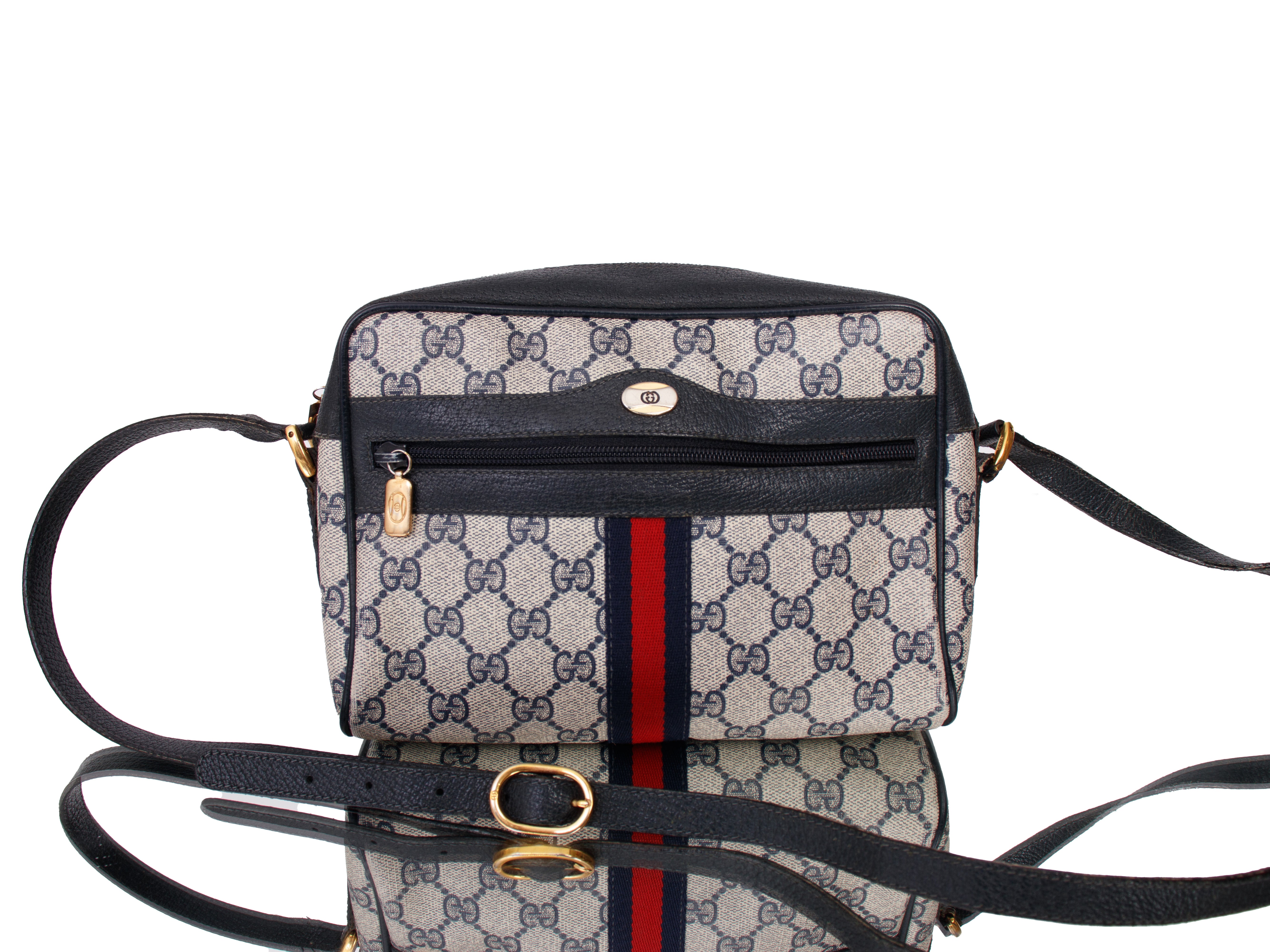 1980s Gucci GG Supreme Web Crossbody Bag | Mercy Vintage