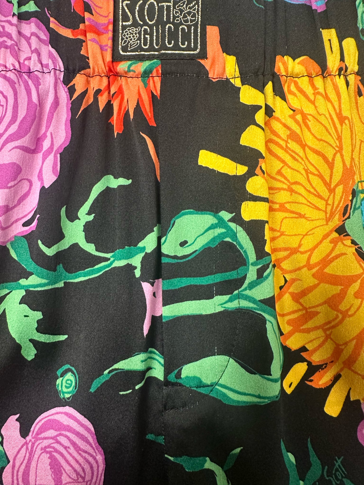 Gucci x Ken Scott Silk Floral Boxer Shorts