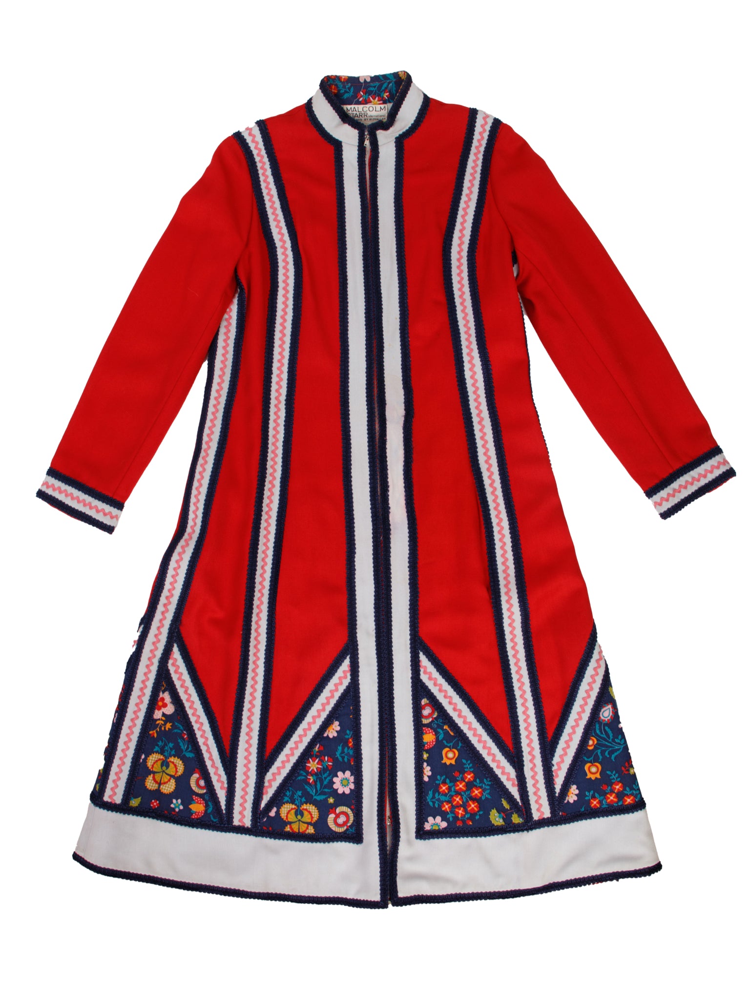 1970's Malcolm Starr Heavy Gabardine Patissmentarie Caftan