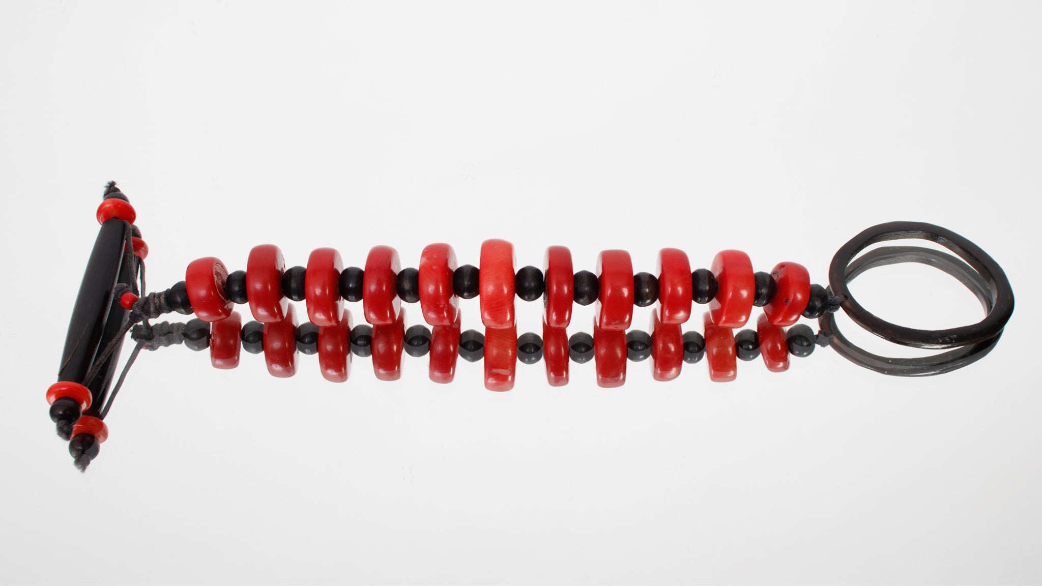 Bone & Coral Necklace + Bracelet & Earrings Set