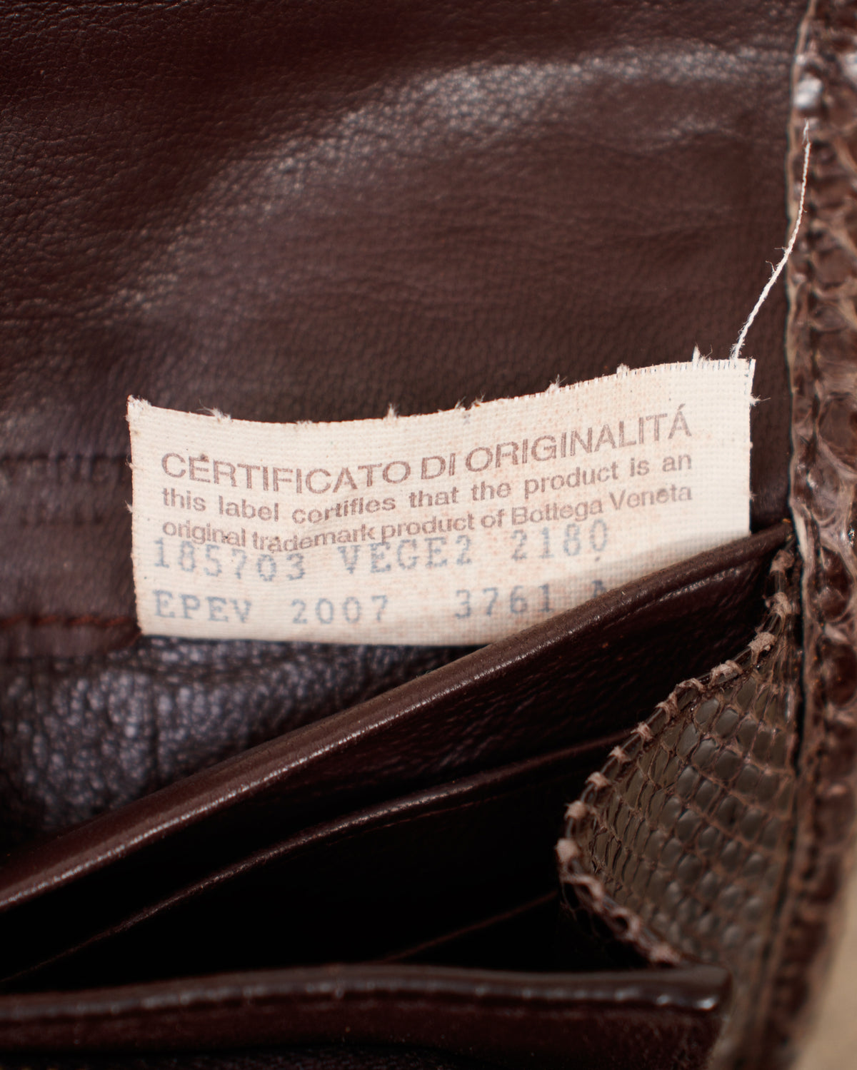 Bottega Veneta Intrecciato Metallic Wallet