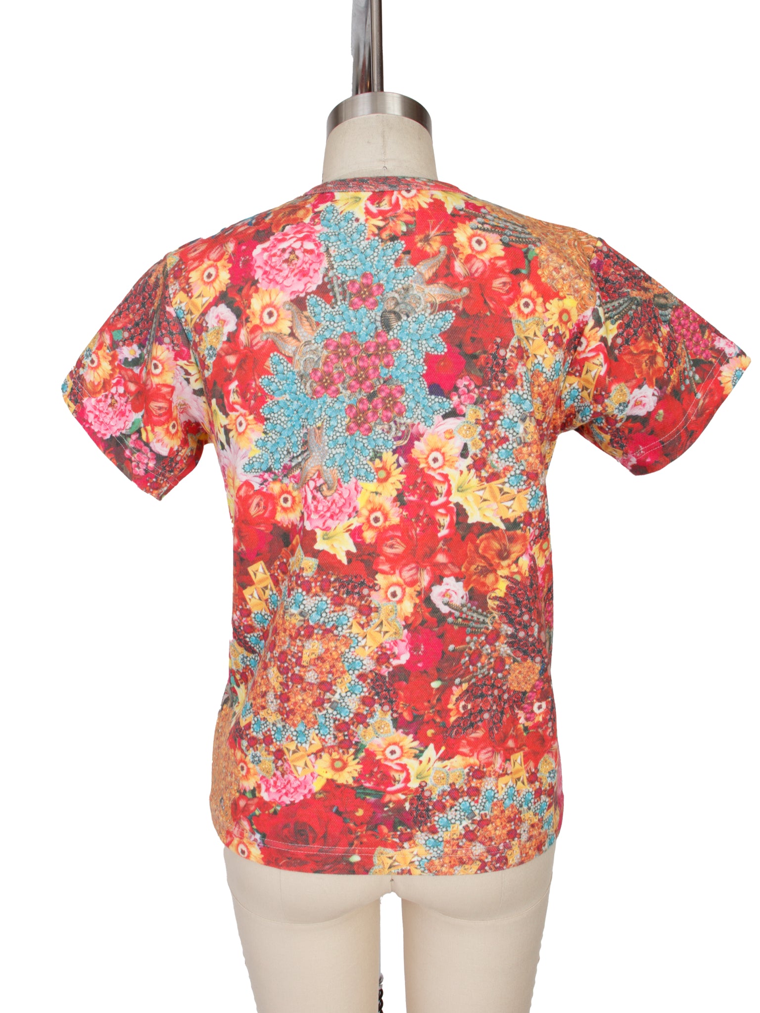 SS 2004 Comme des Garcons Floral Patch Top