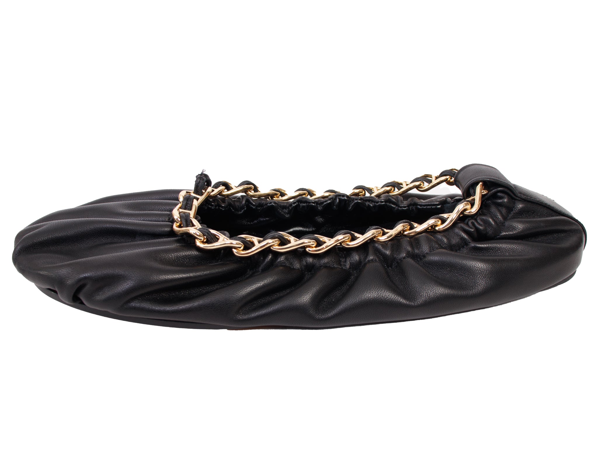 Ulla Johnson Leather & Chain Ballet Flats