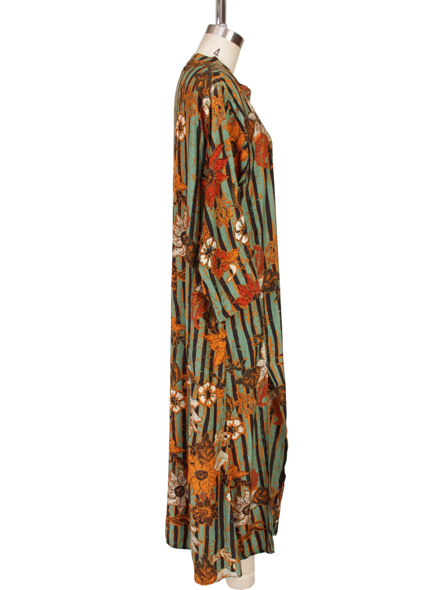 Natalie Martin Silk Sunflower Stripe Dress