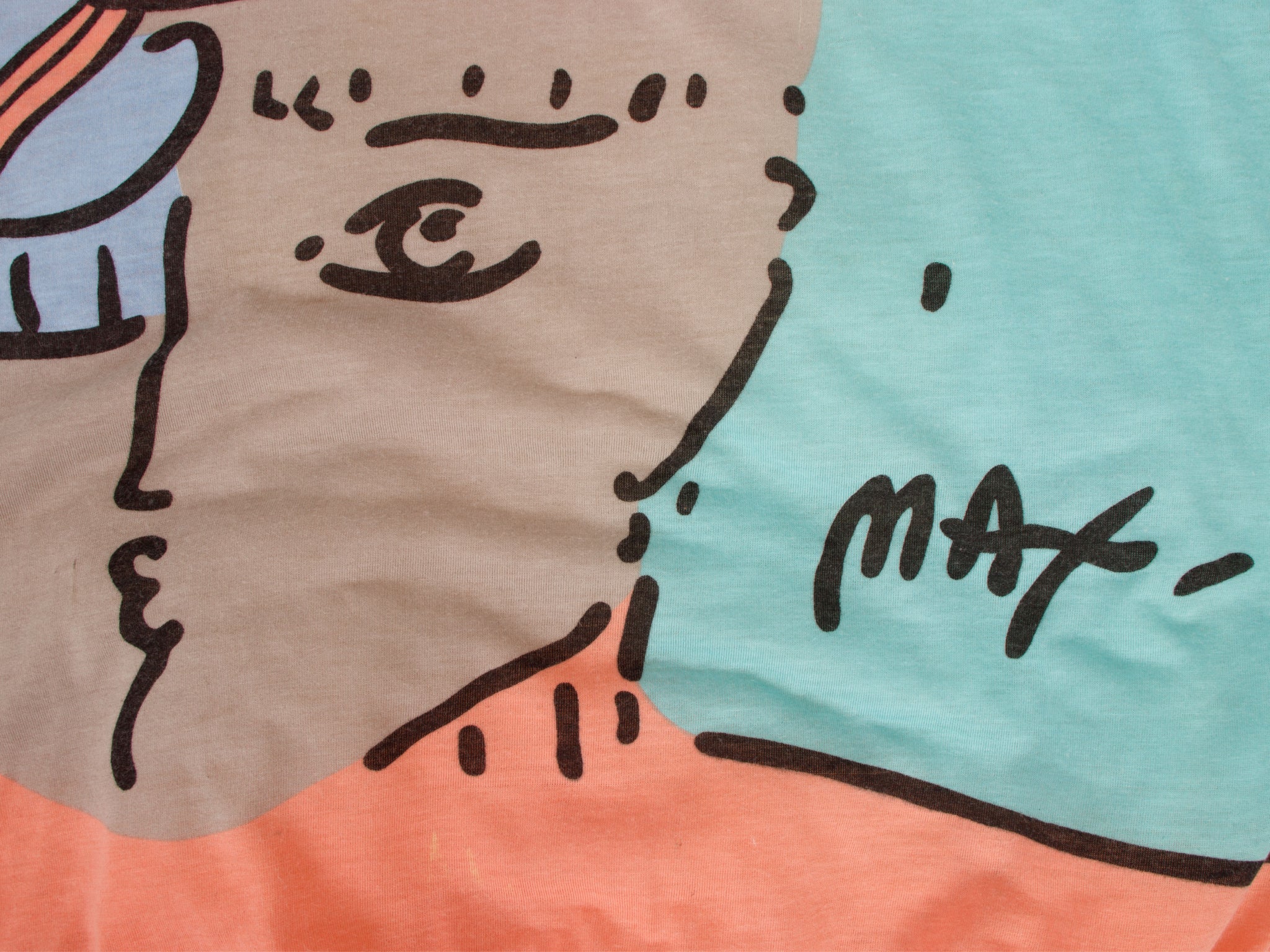 1980s Peter Max Reversible Padded Sweatshirt