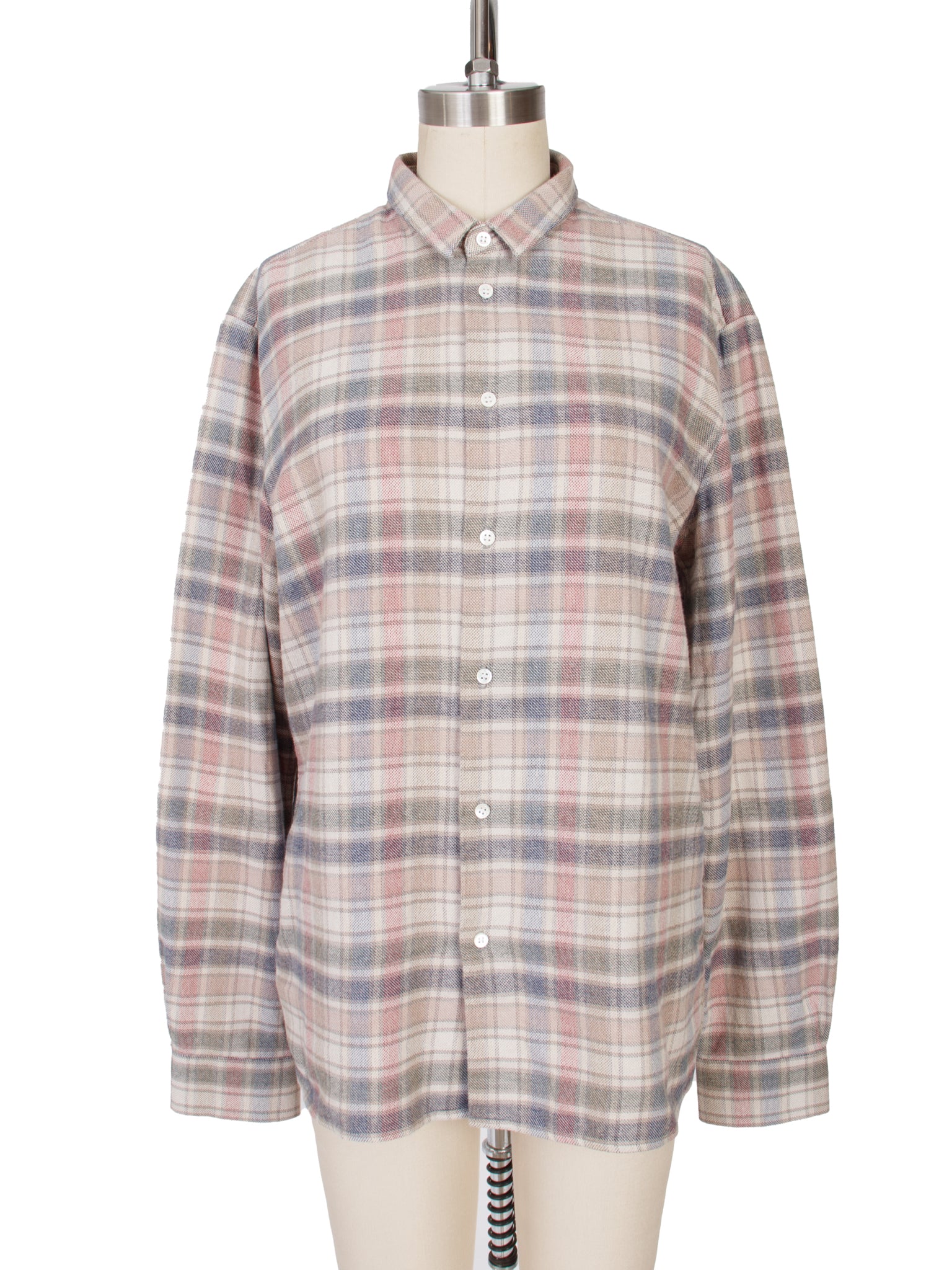 Stephan Schneider Flannel Pale Plaid Shirt
