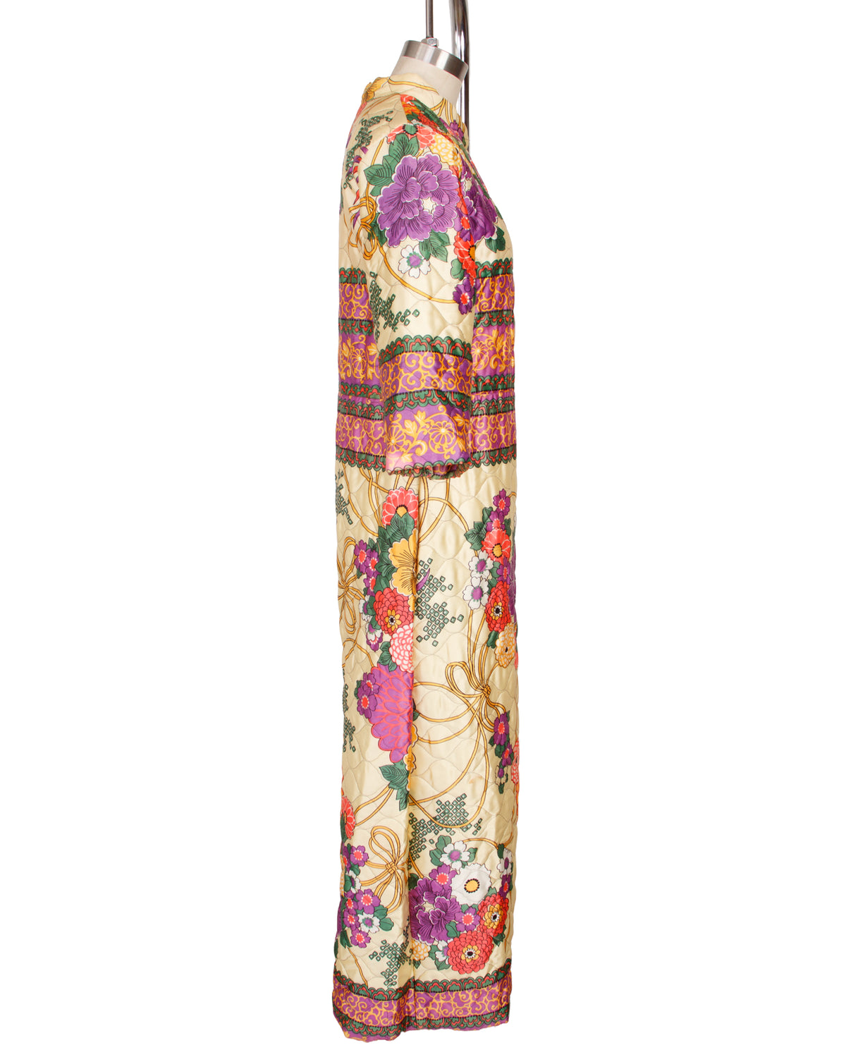 1970s Floral Quilted Jumpsuit As-Is