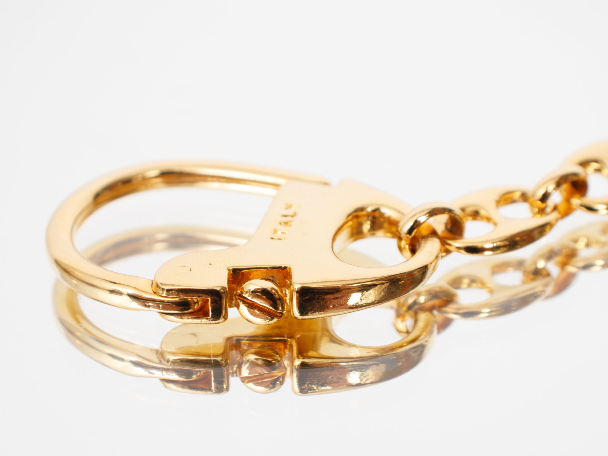 Gucci GG Logo Mariner Chain Bag Charm