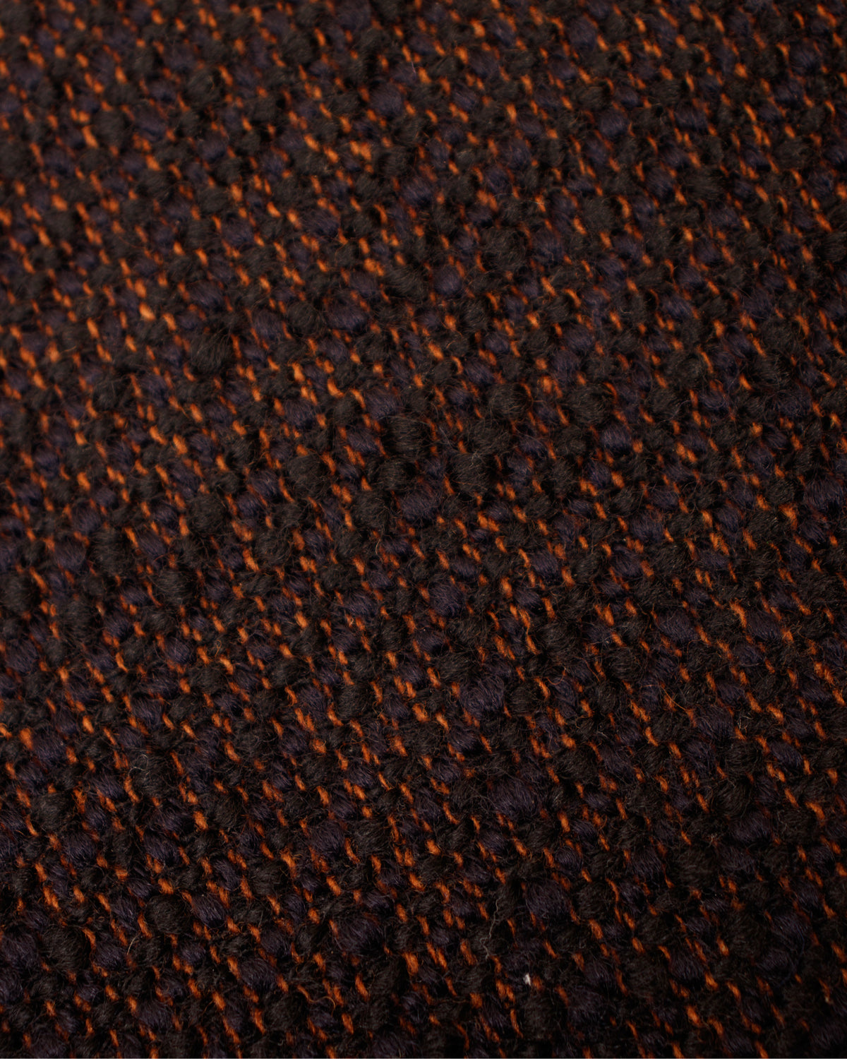 Blue Blue Wool Boucle Coat