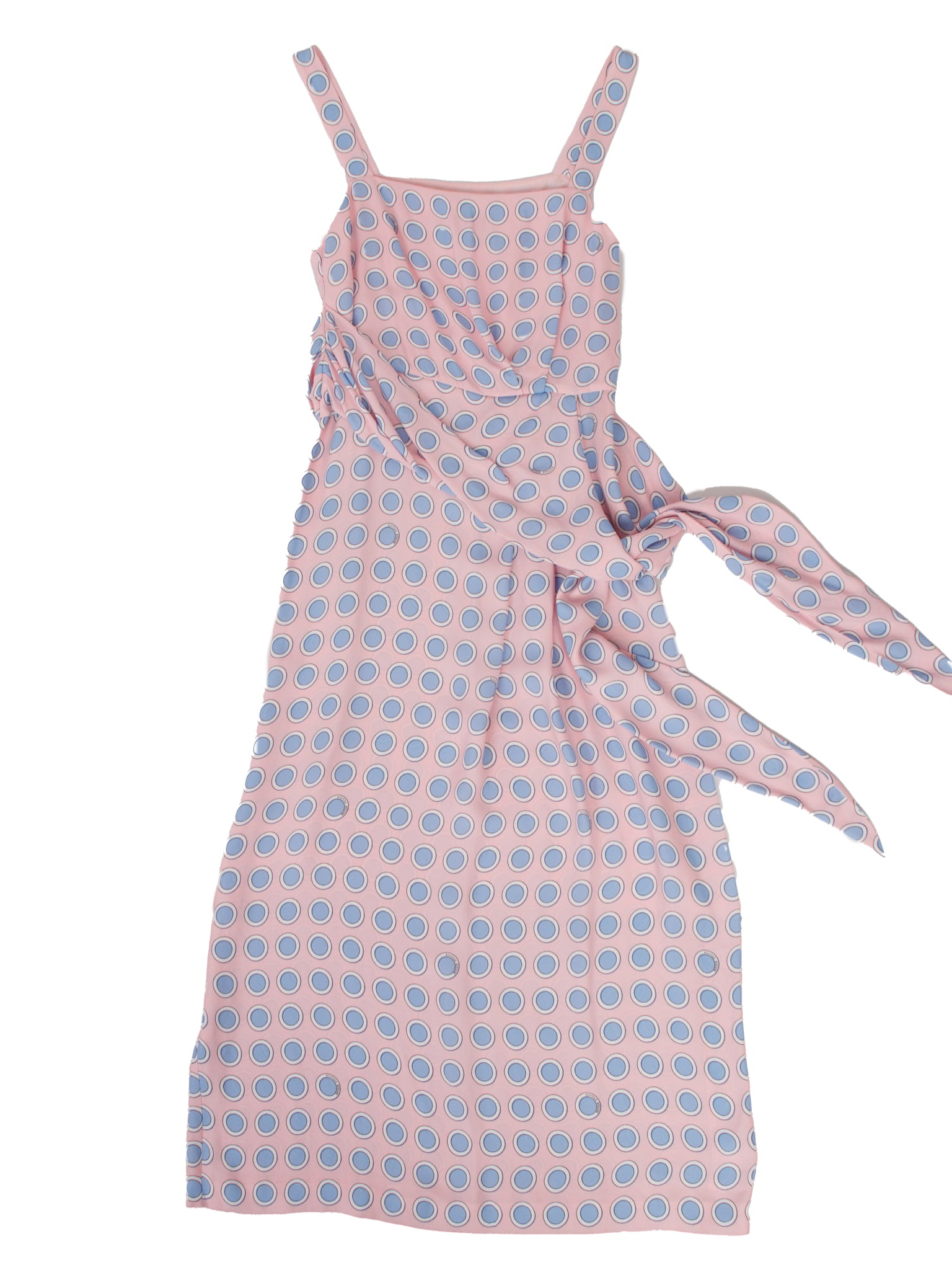 Boutique Moschino Draped Polka Dot Dress
