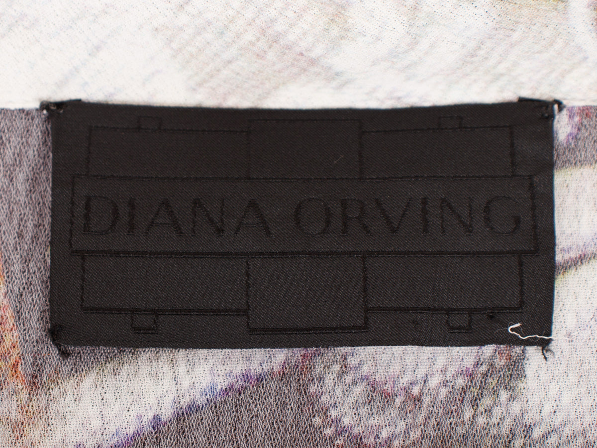 SS17 Diana Orving Runway Corseting Print Dress
