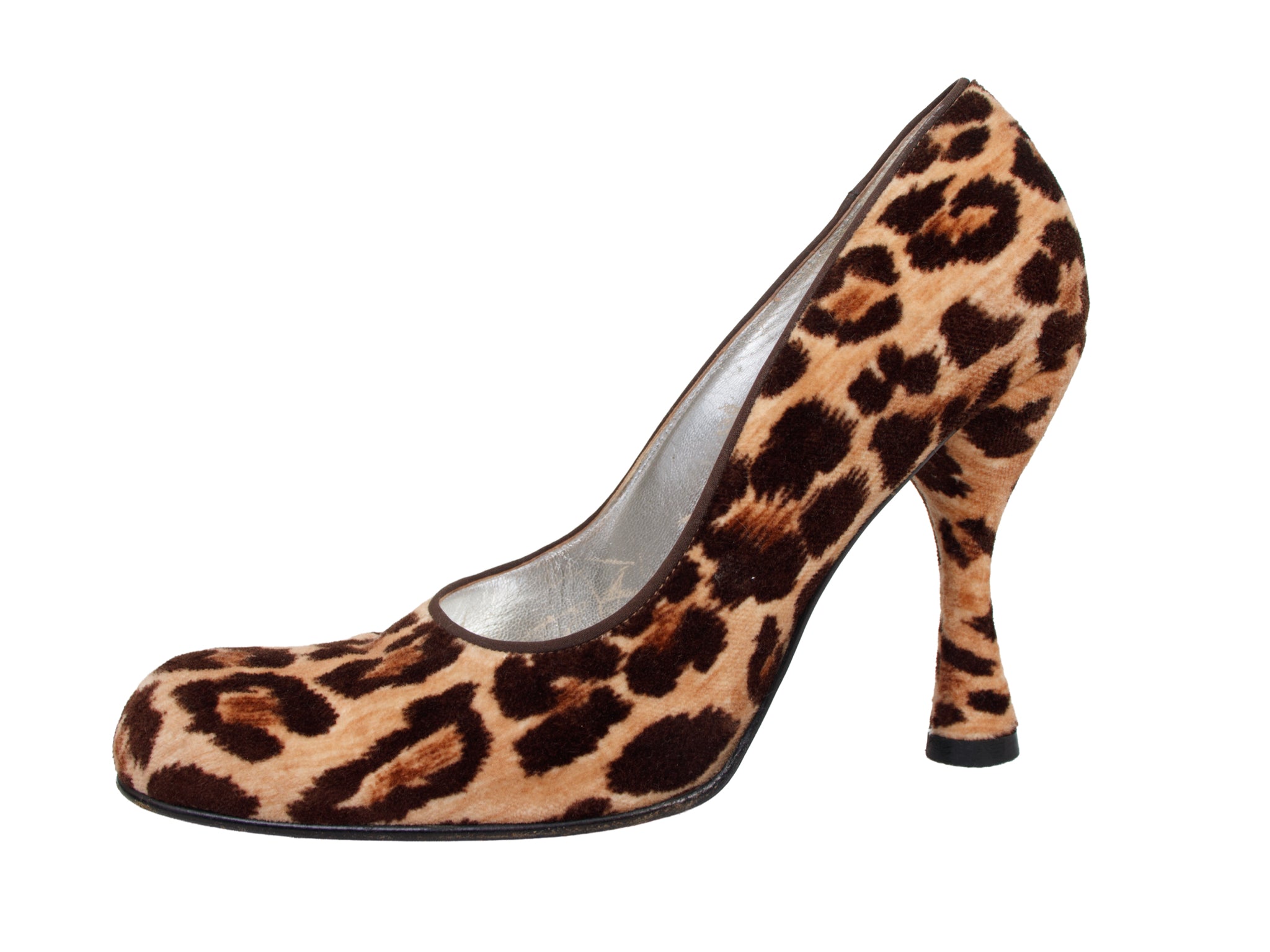 Dolce & Gabbana Velvet Leopard Print Pumps