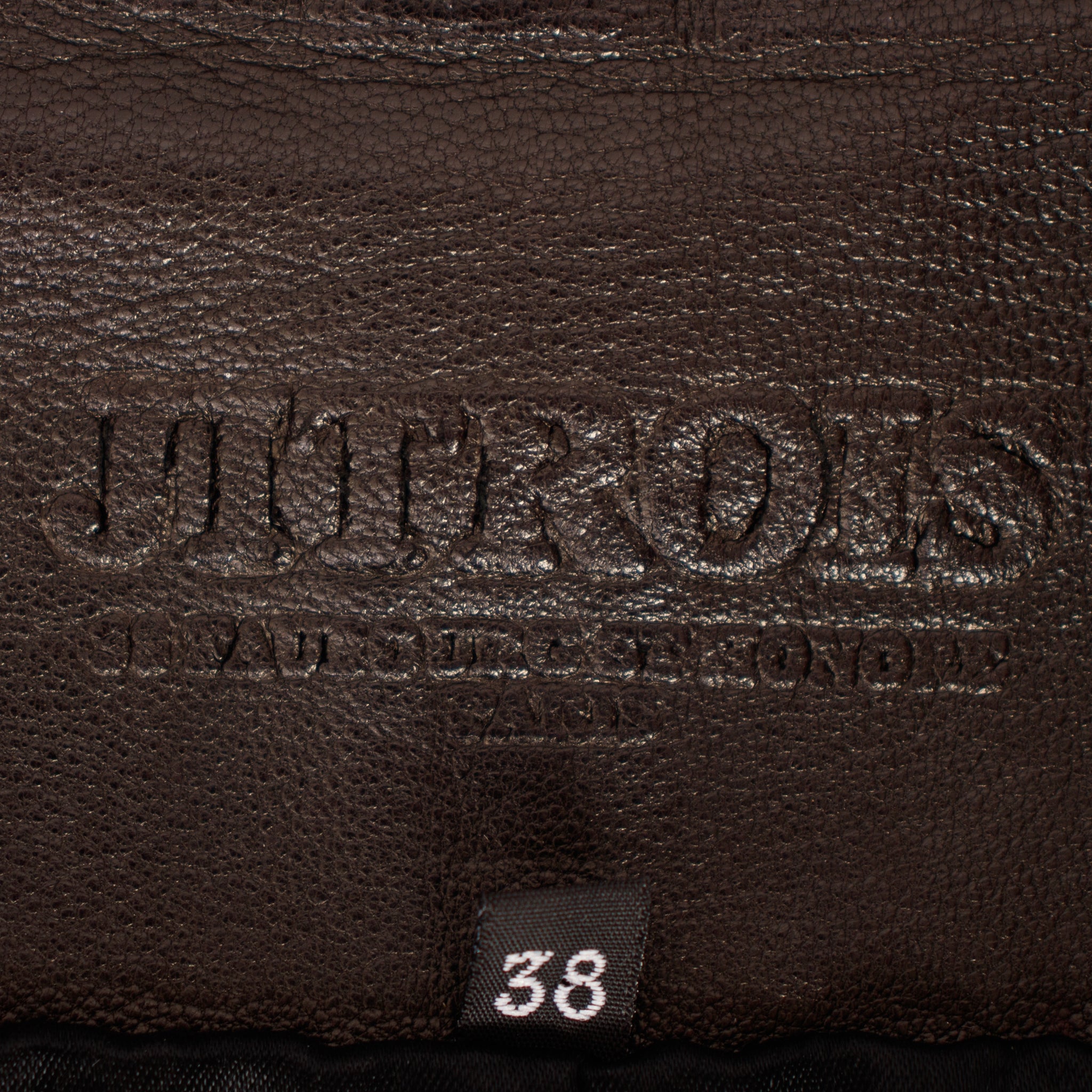 Jitrois Black Leather Trench Coat*