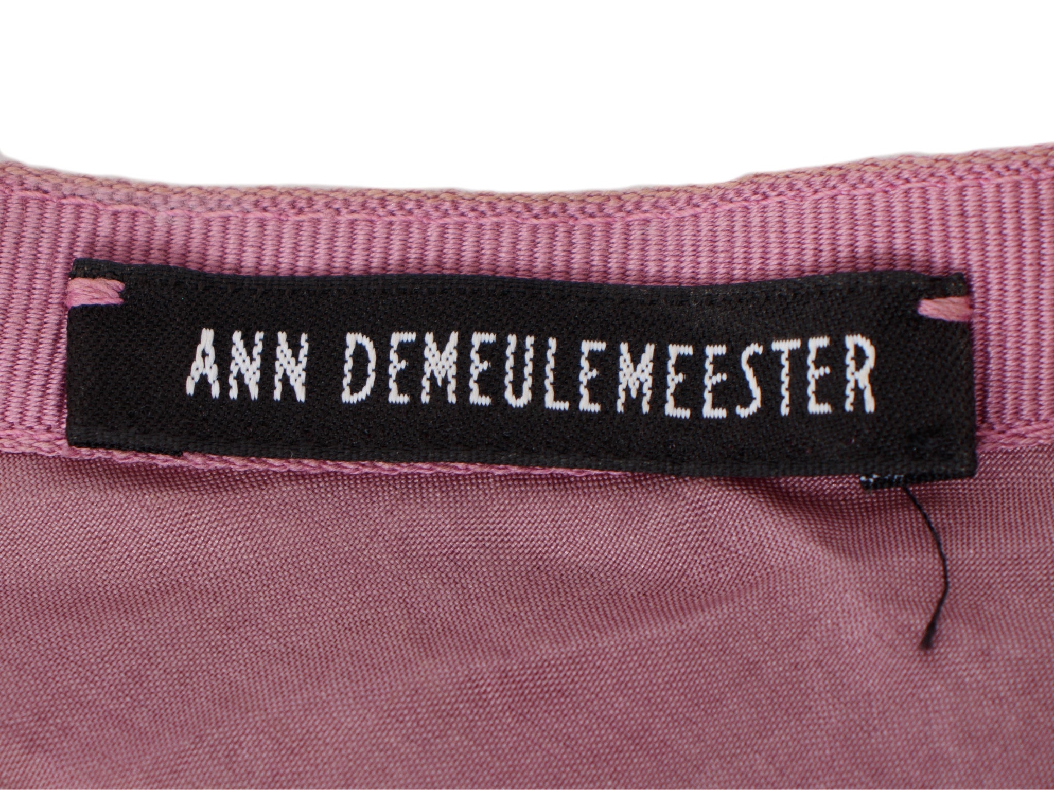 Ann Demeulemeester Jacquard Rhinestone Applique Skirt