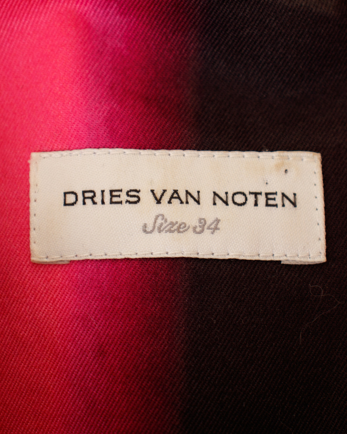 SS21 Dries Van Noten x Len Lye Graphic Dress
