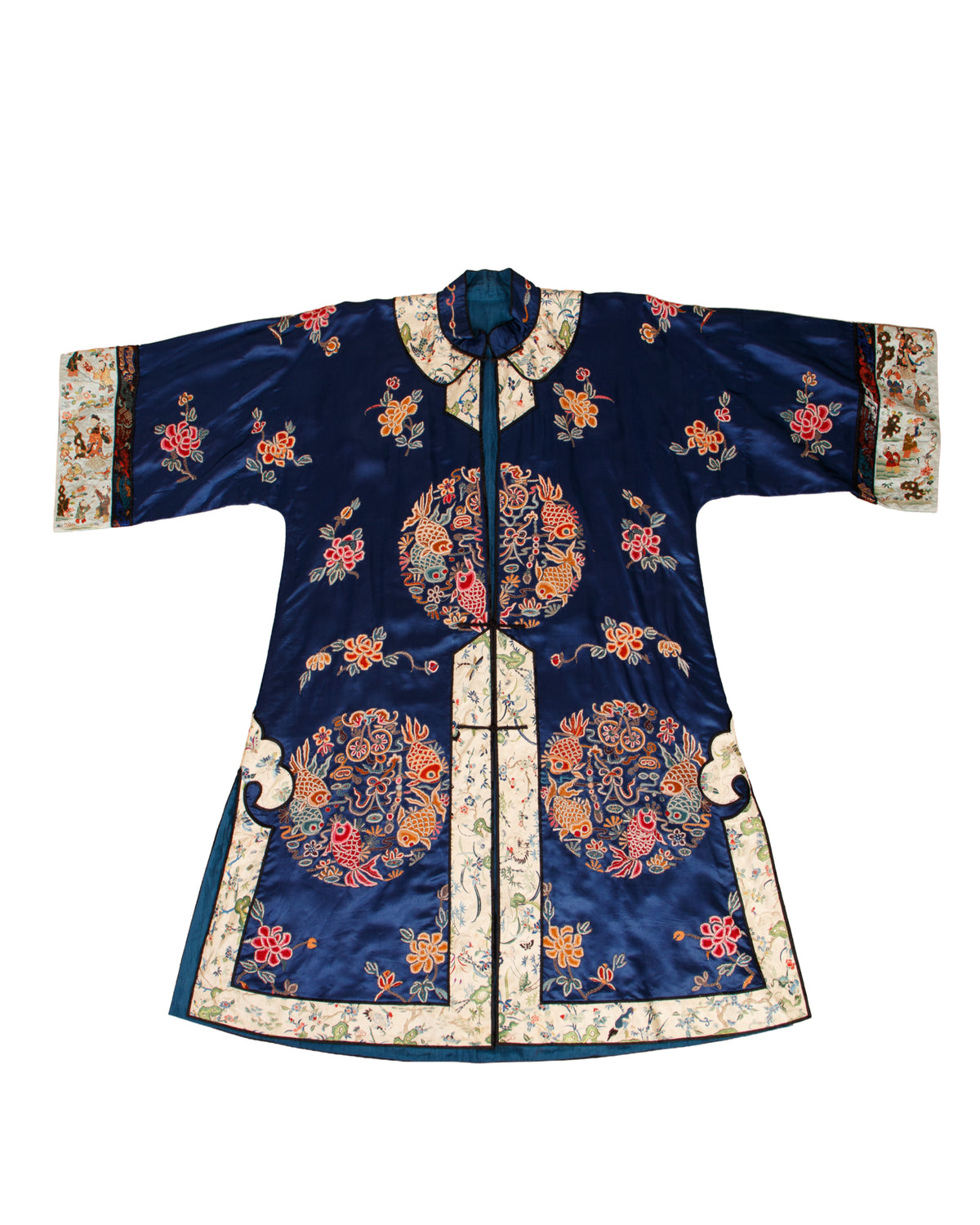 1930s Chinese Silk Embroidered Robe