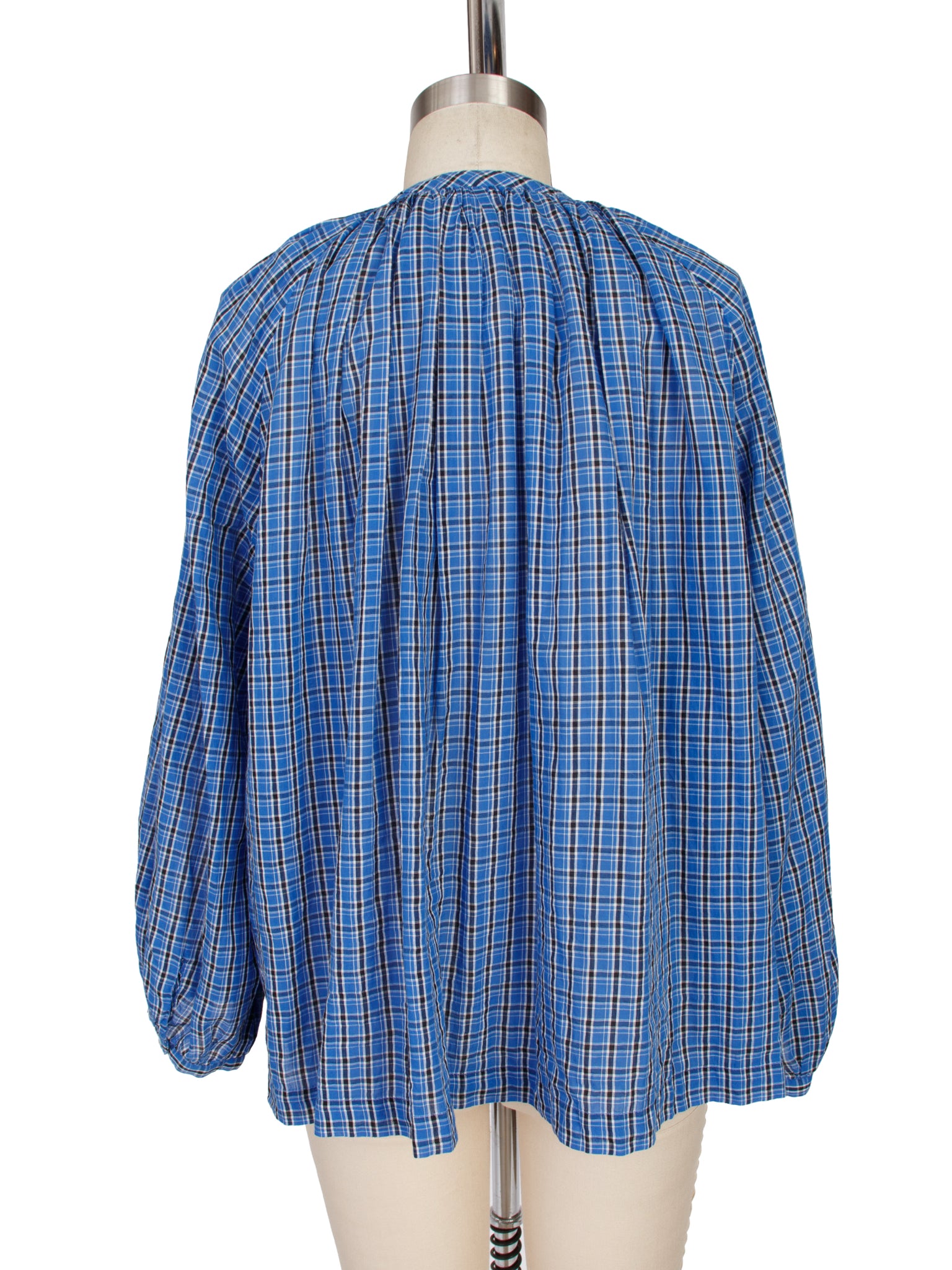 Doen Jonie Cassis Check Blouse