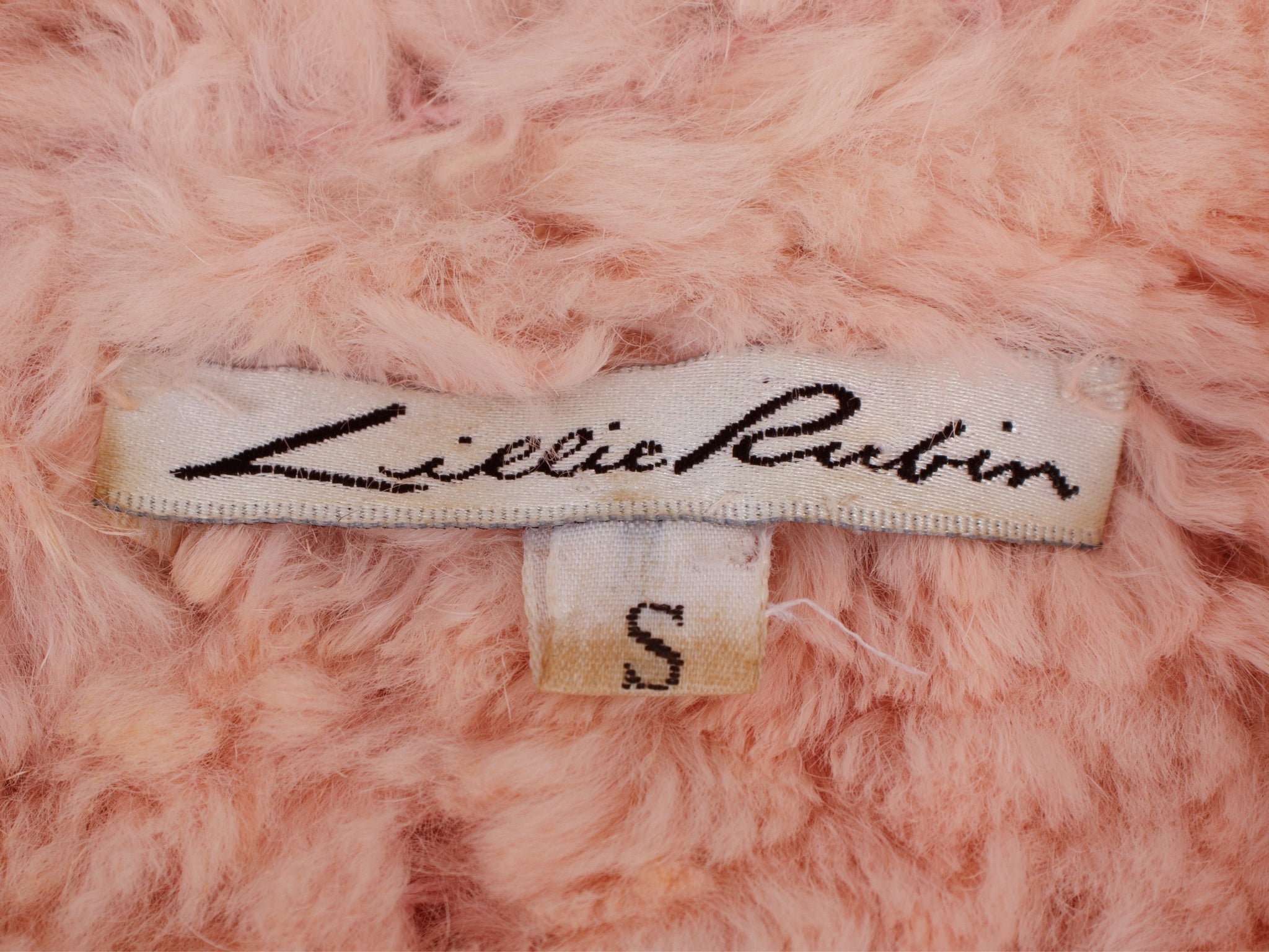 Lillie Rubin Knit Rabbit Fur Jacket