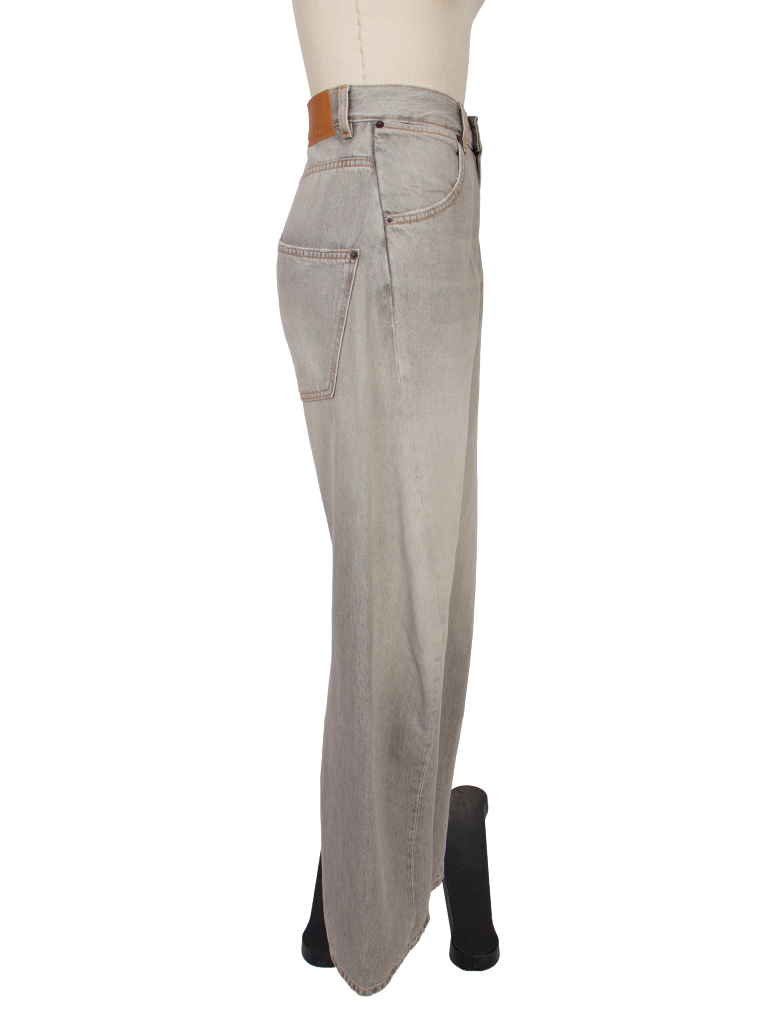 6397 Twisted Seam Wide Leg Jeans