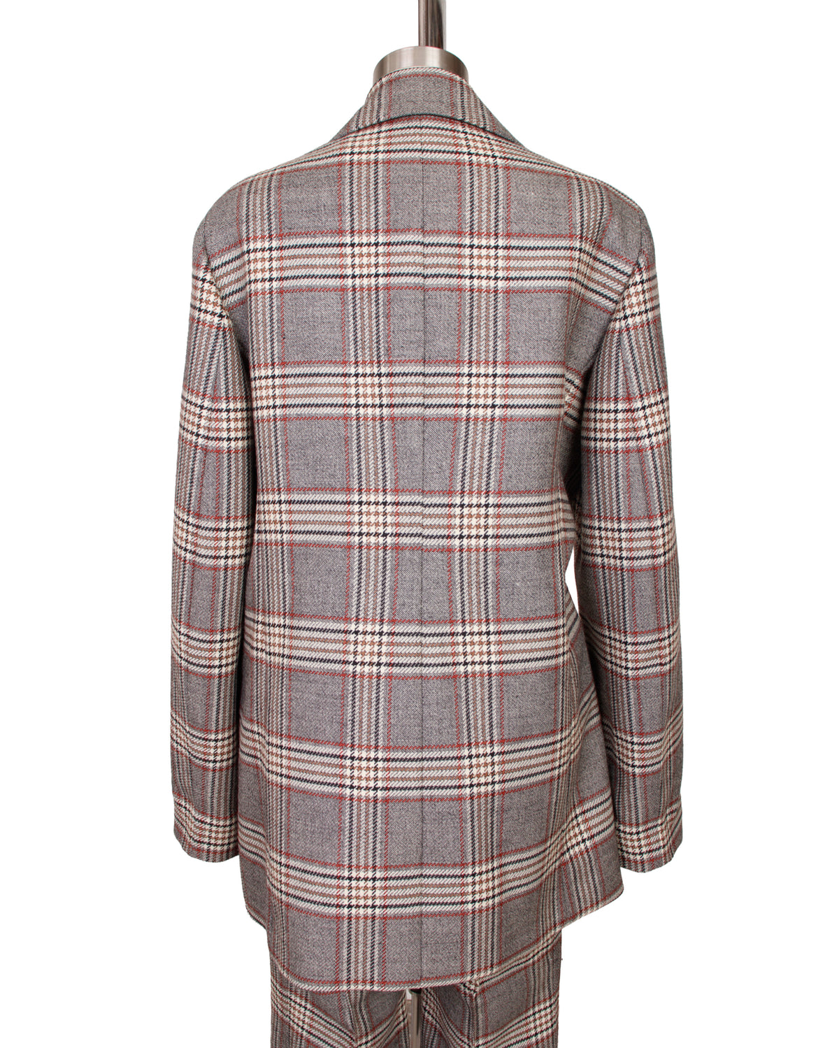 AW18 Joseph Wool Check Pantsuit