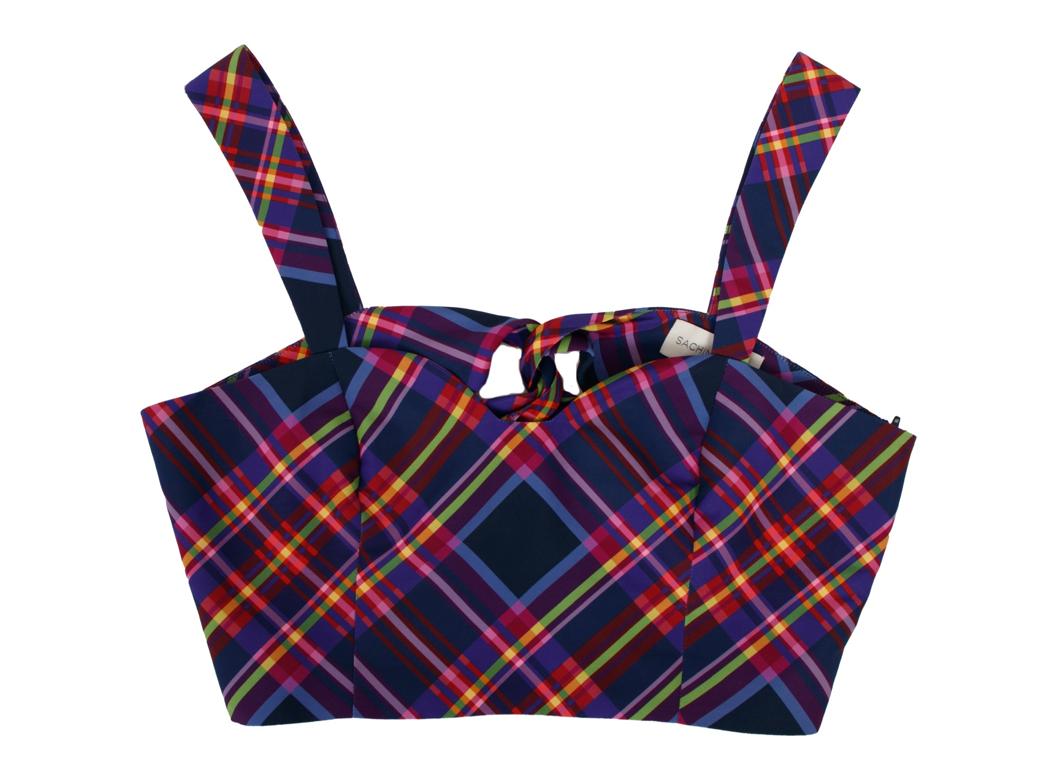 Sachin and Babi Party Plaid Crop Top & Skirt Set