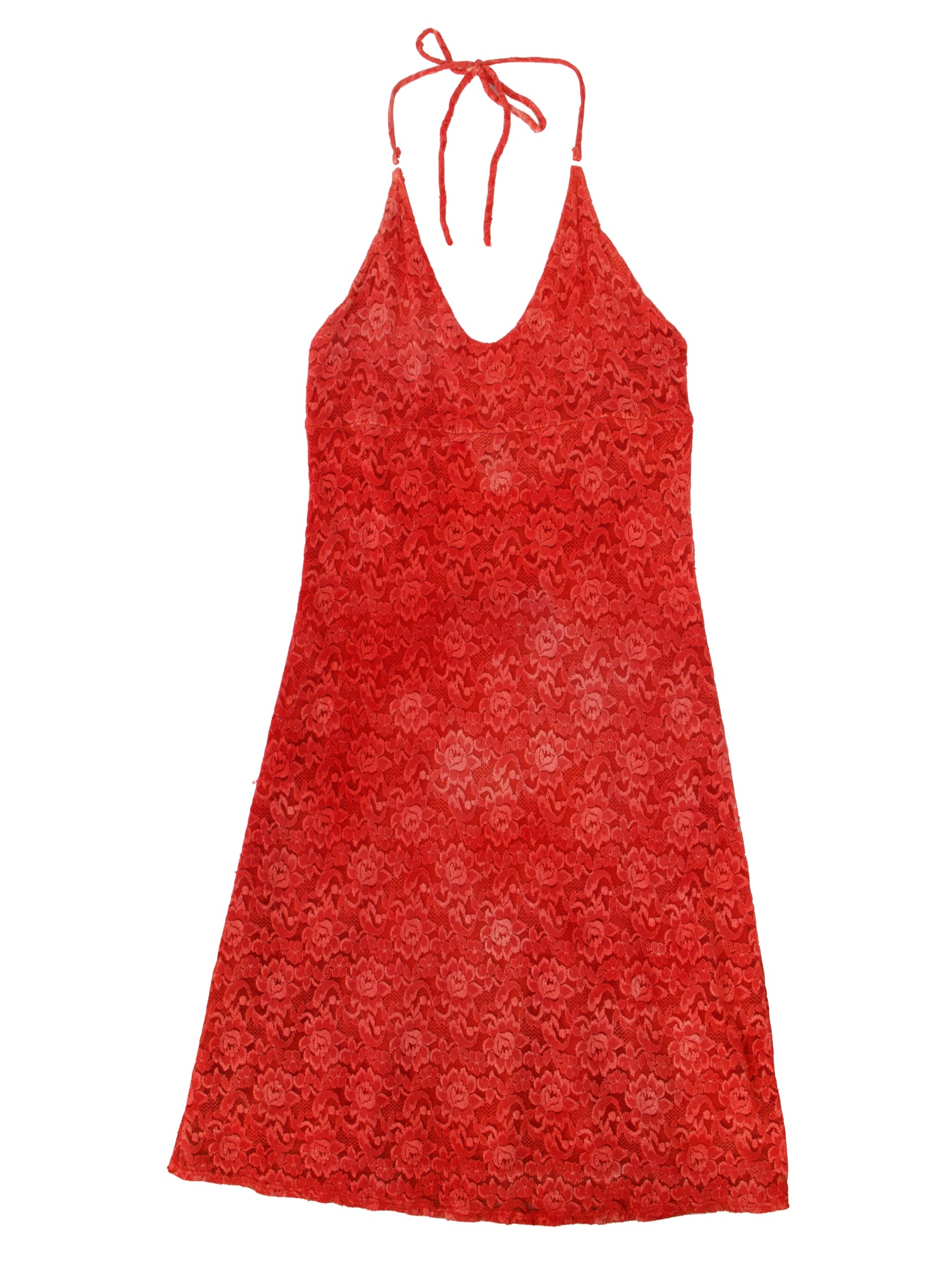 Elisabetta Rogiani Lace Halter Dress