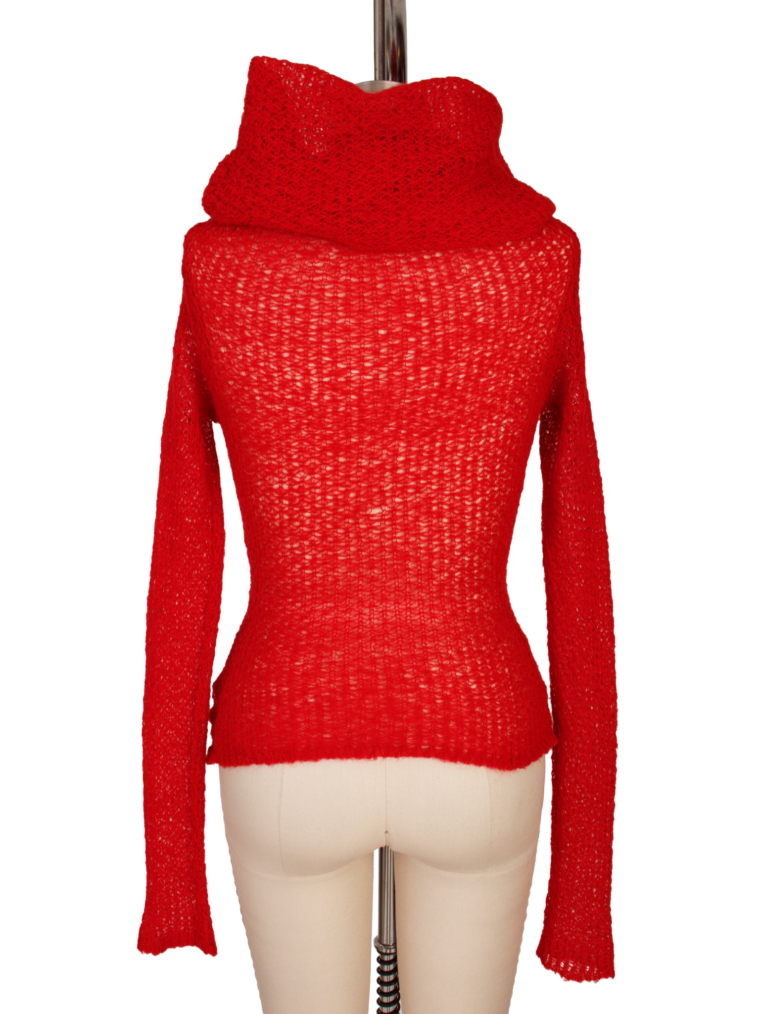 Dolce & Gabbana Mohair Exaggerated Funnel Neck Sweater