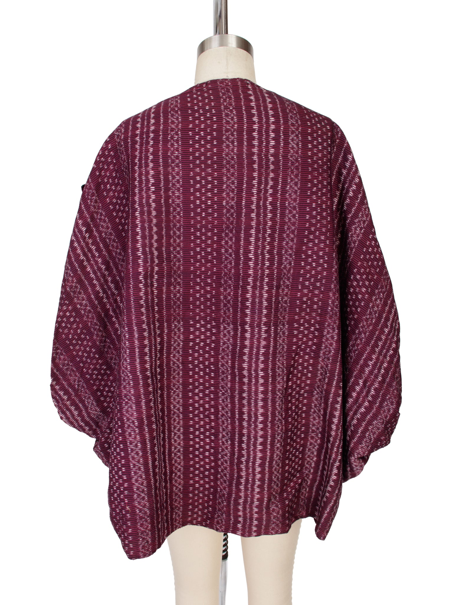 Carla Fernadez Woven Dolman Poncho Top