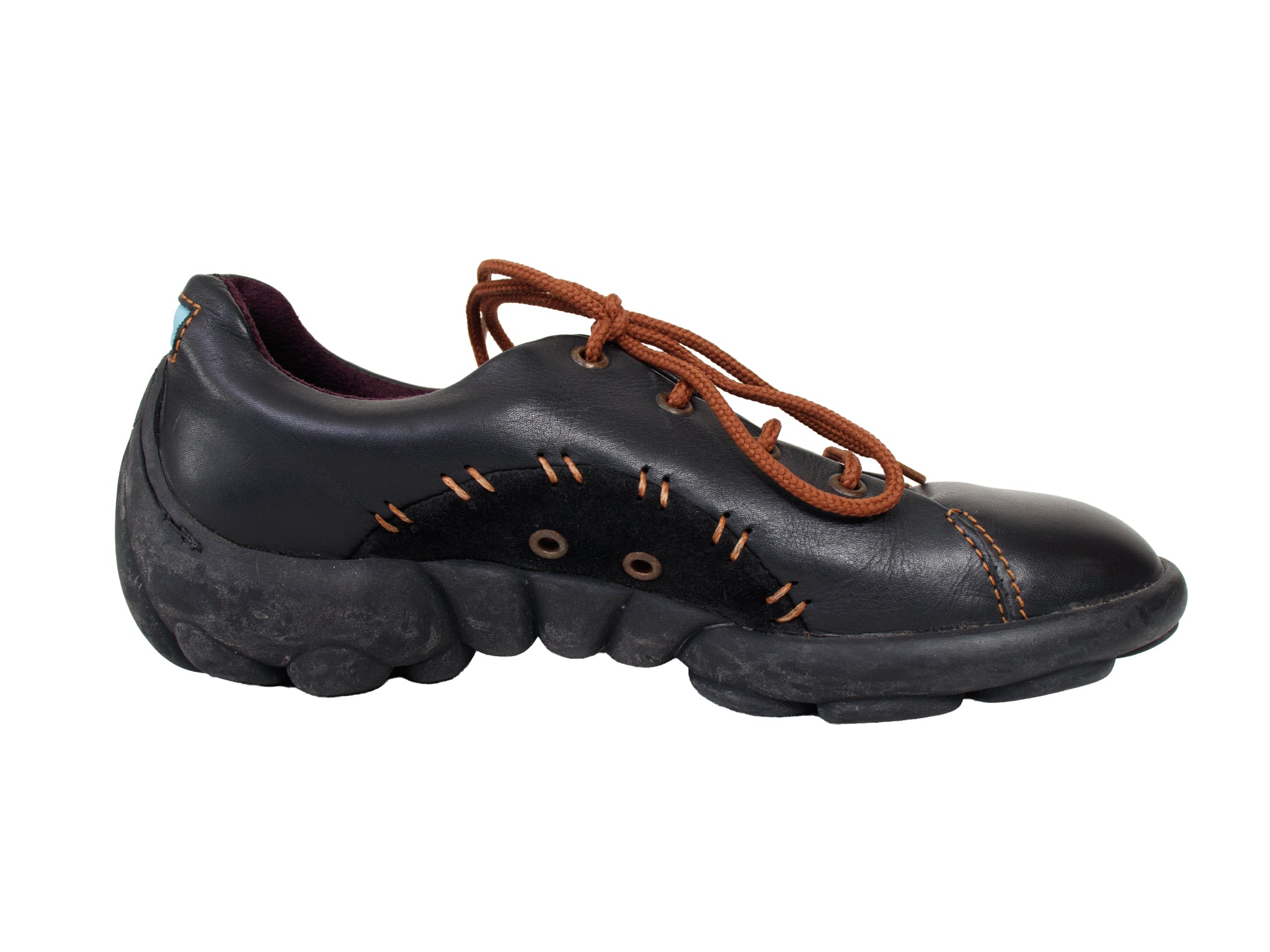 John Fluevog Leather Bubble Sole Sneakers