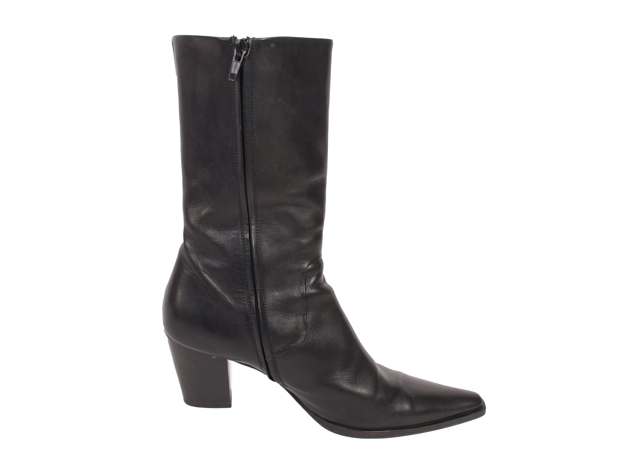 Jil Sander Mid Calf Pointed Toe Boots*
