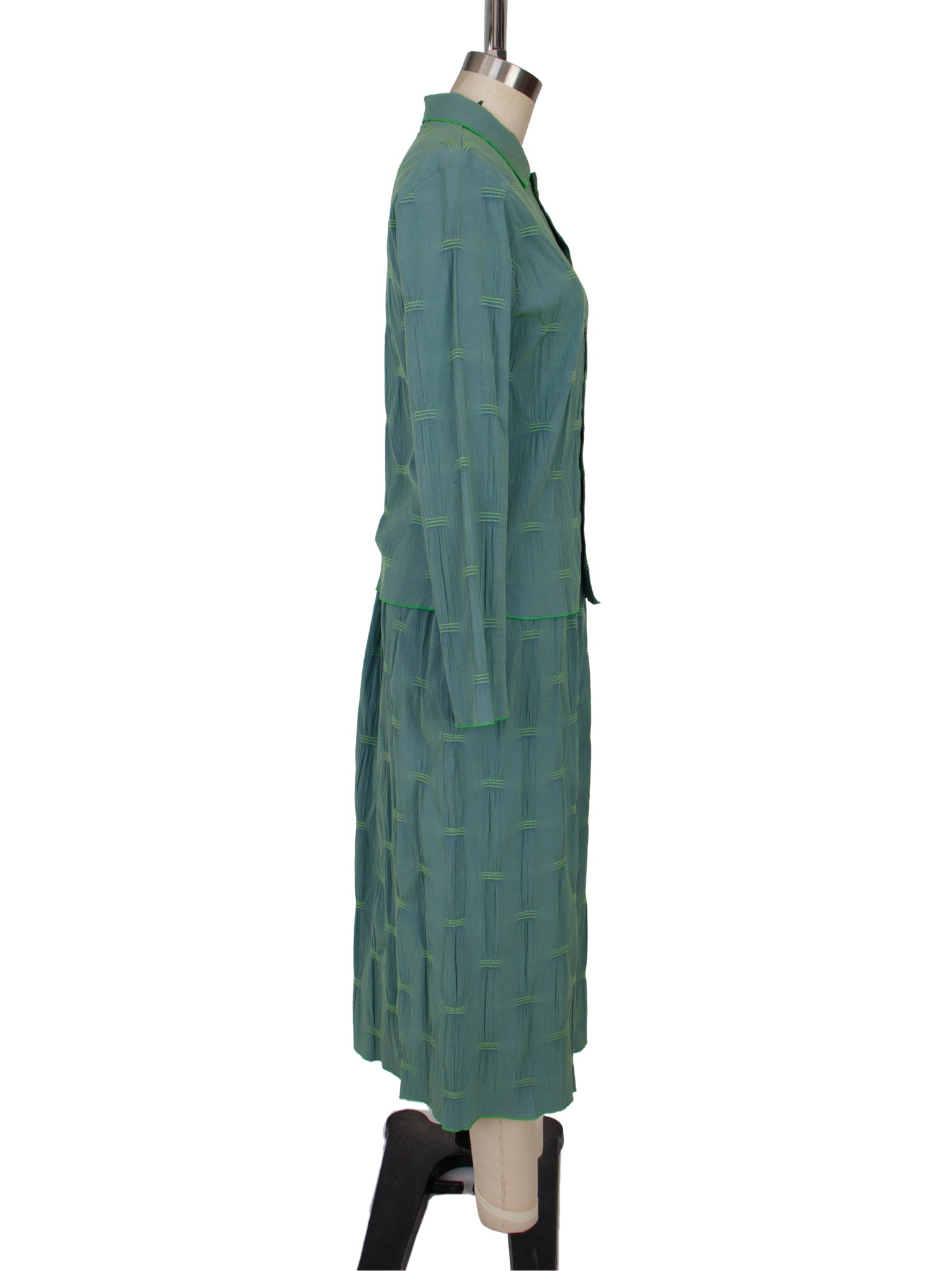 Nuno Co. Neon Smocked Plisse Skirt Set