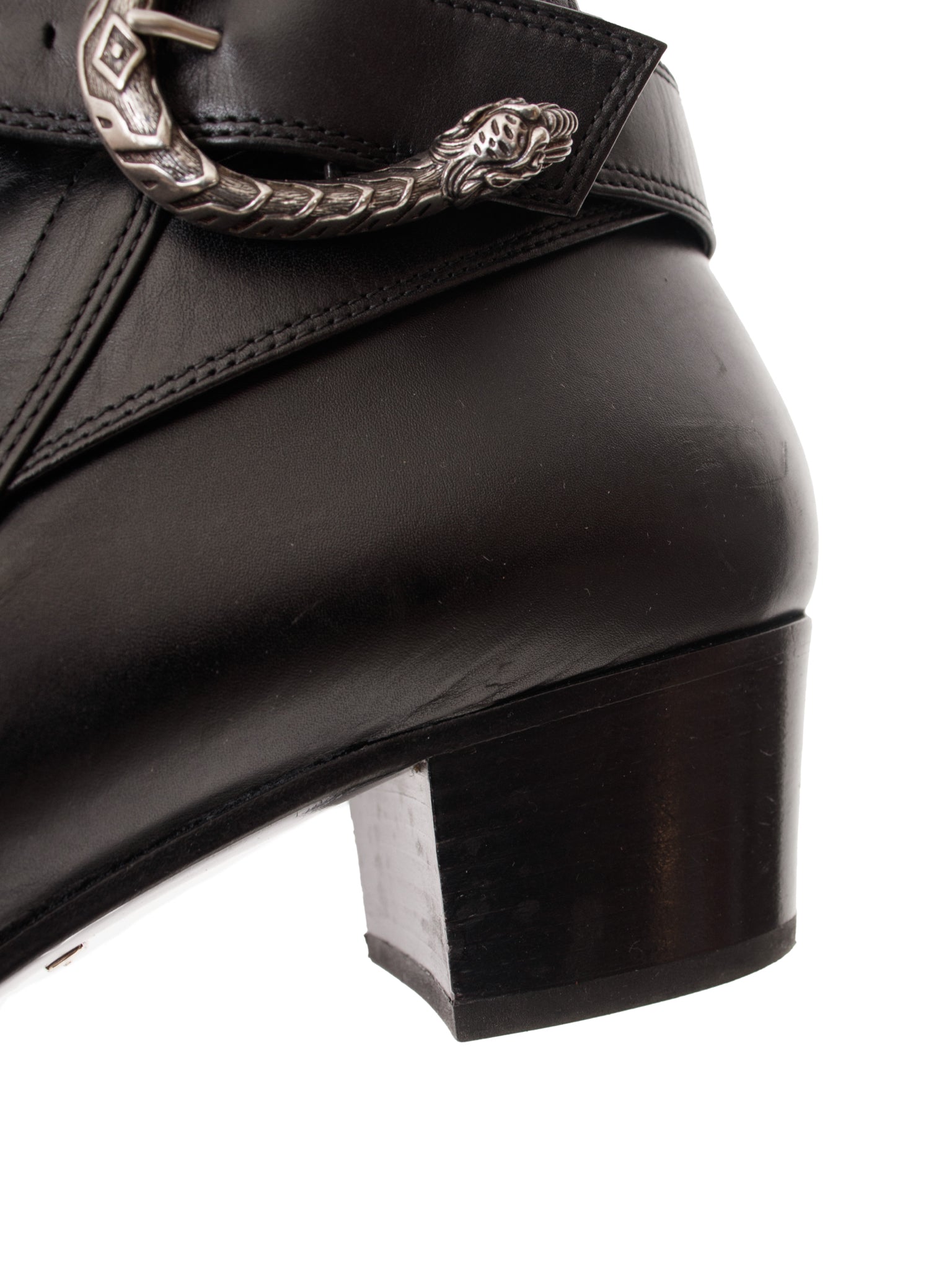 Gucci Dionysus Ankle Wrap Buckle Boots