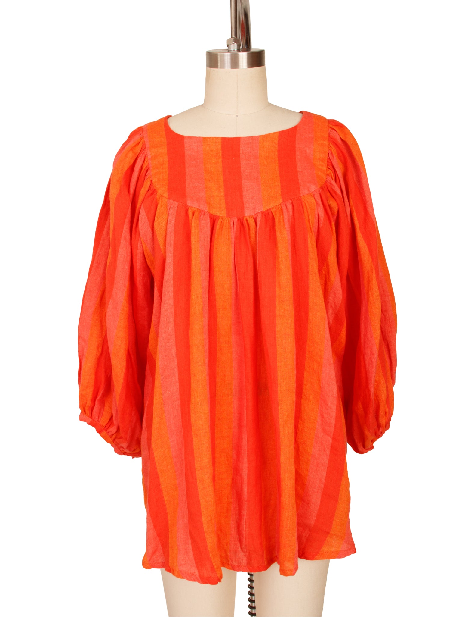Aliya Wanek Giselle Linen Stripe Blouse