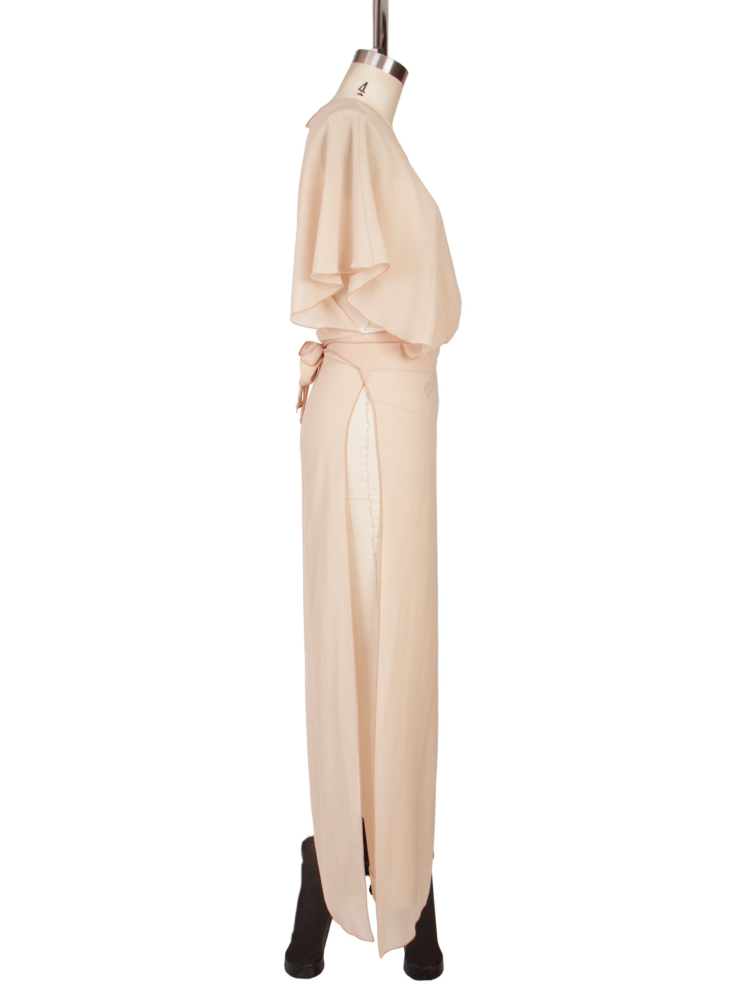 Elisabetta Rogiani Chiffon Wrap Dress