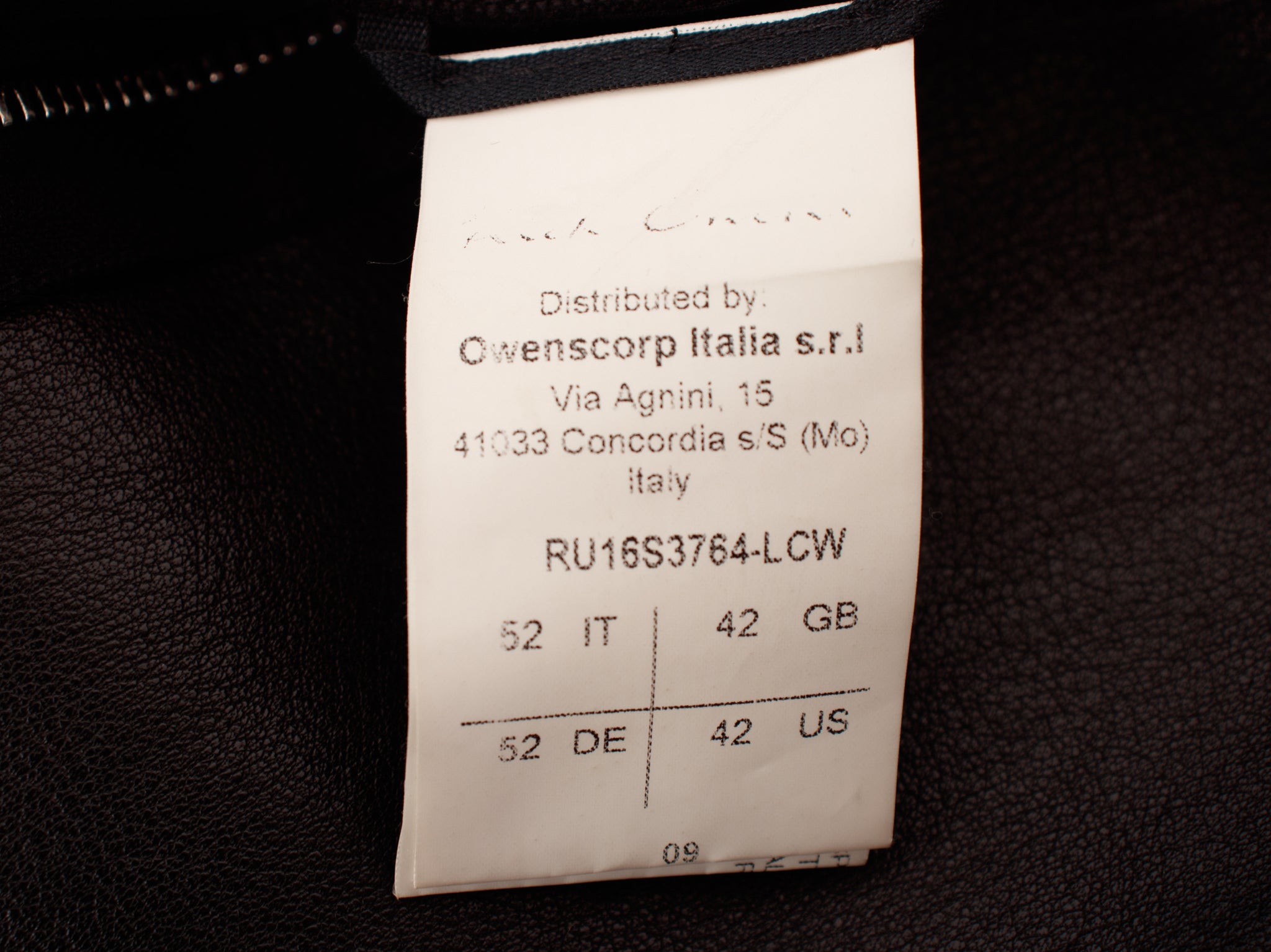 Rick Owens Stooges Leather Biker Jacket