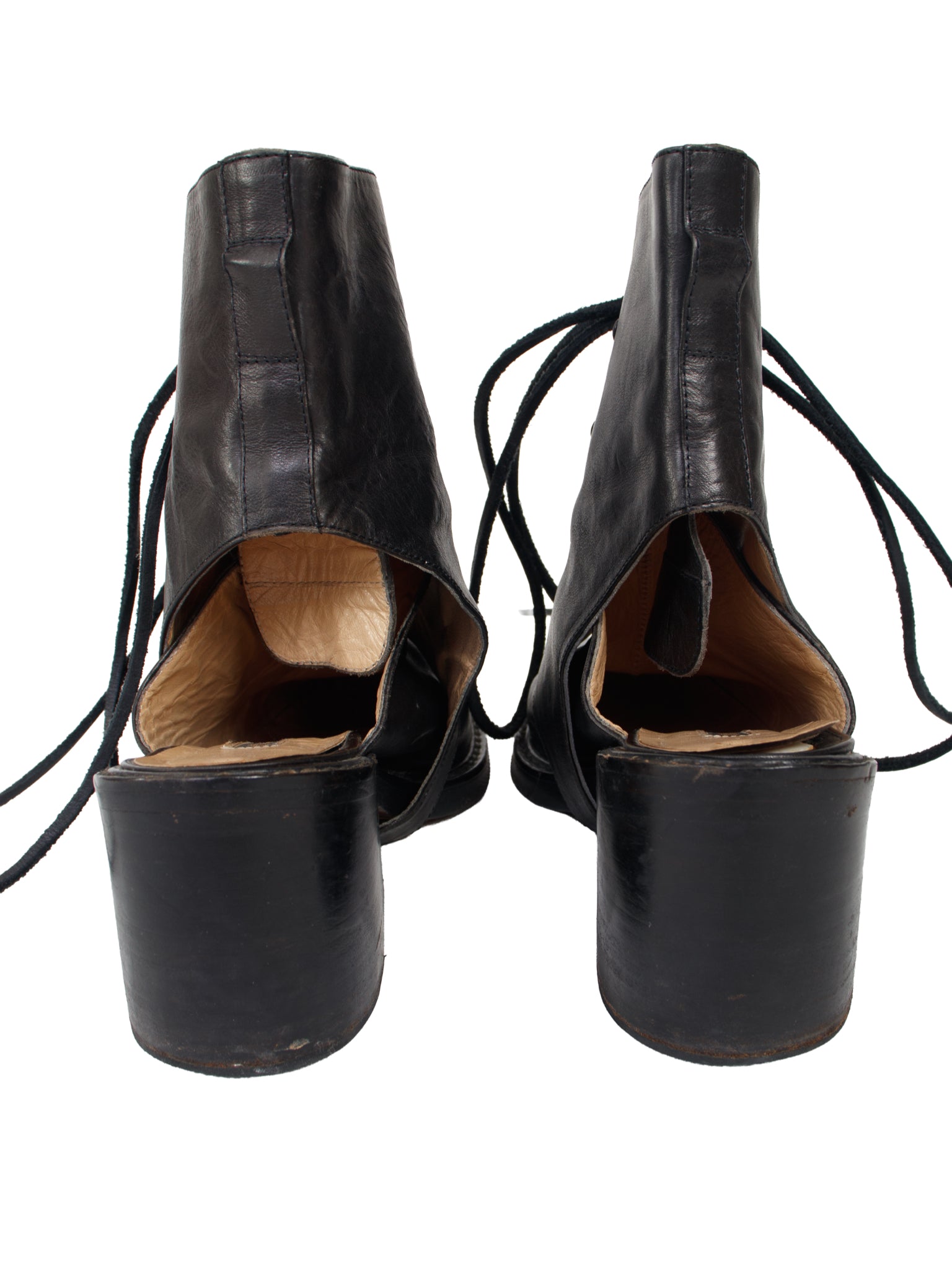 SS 1994 Ann Demeulemeester Stirrup Spats Boots